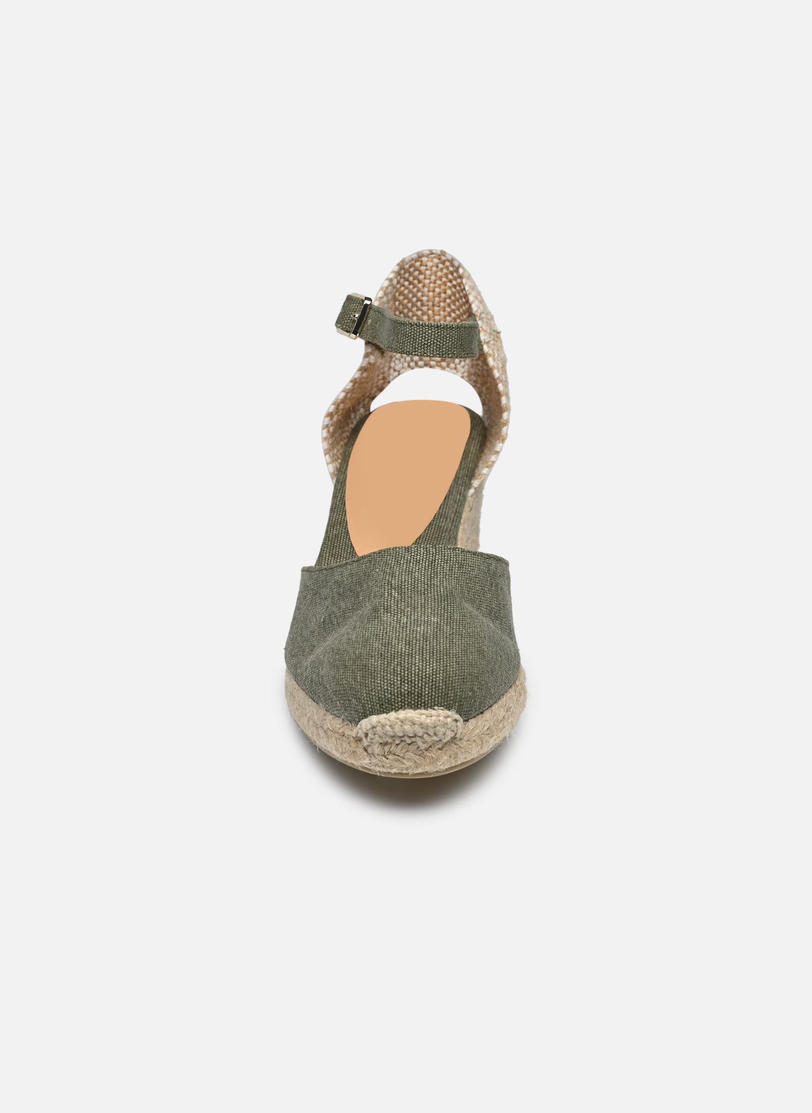 Keil- und Plateau-Espadrilles Carol H6 damen grün Castaner Keil- und Plateau-Espadrilles Carol H6 damen grün OLIVE