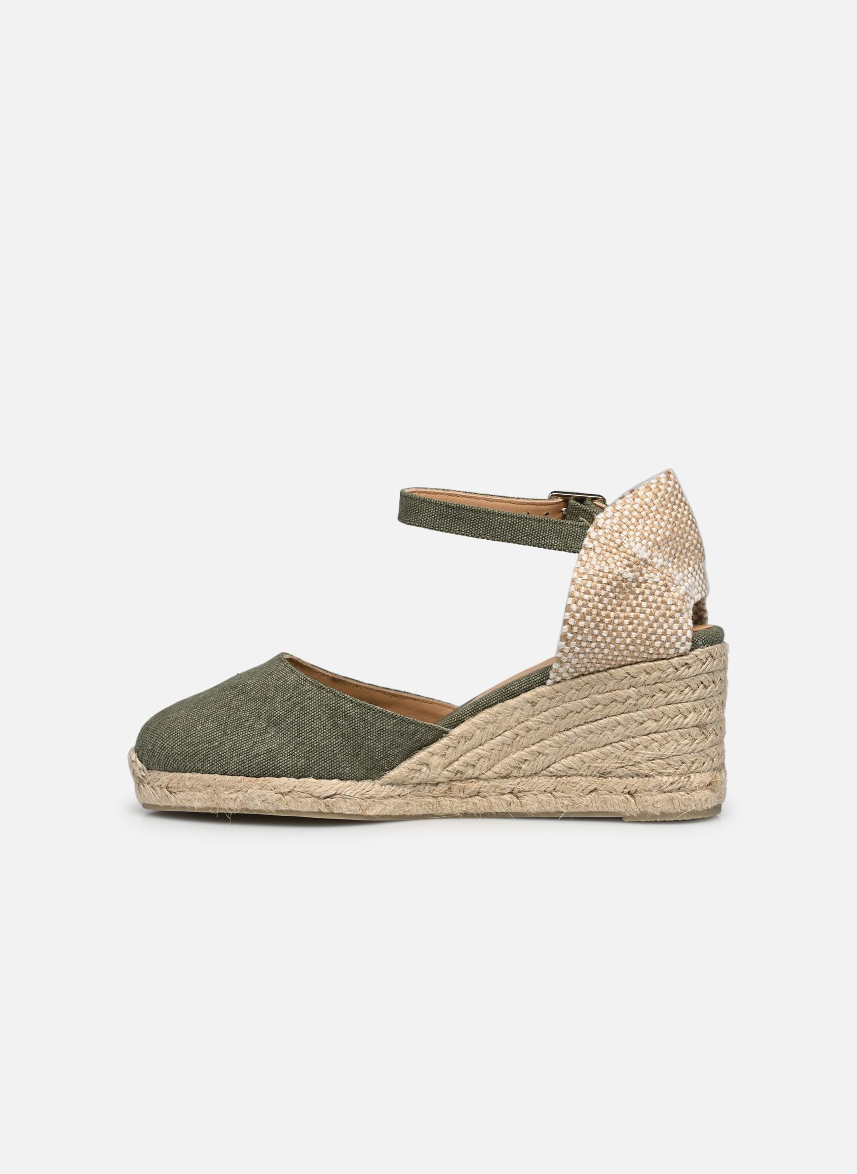Keil- und Plateau-Espadrilles Carol H6 damen grün Castaner Keil- und Plateau-Espadrilles Carol H6 damen grün OLIVE