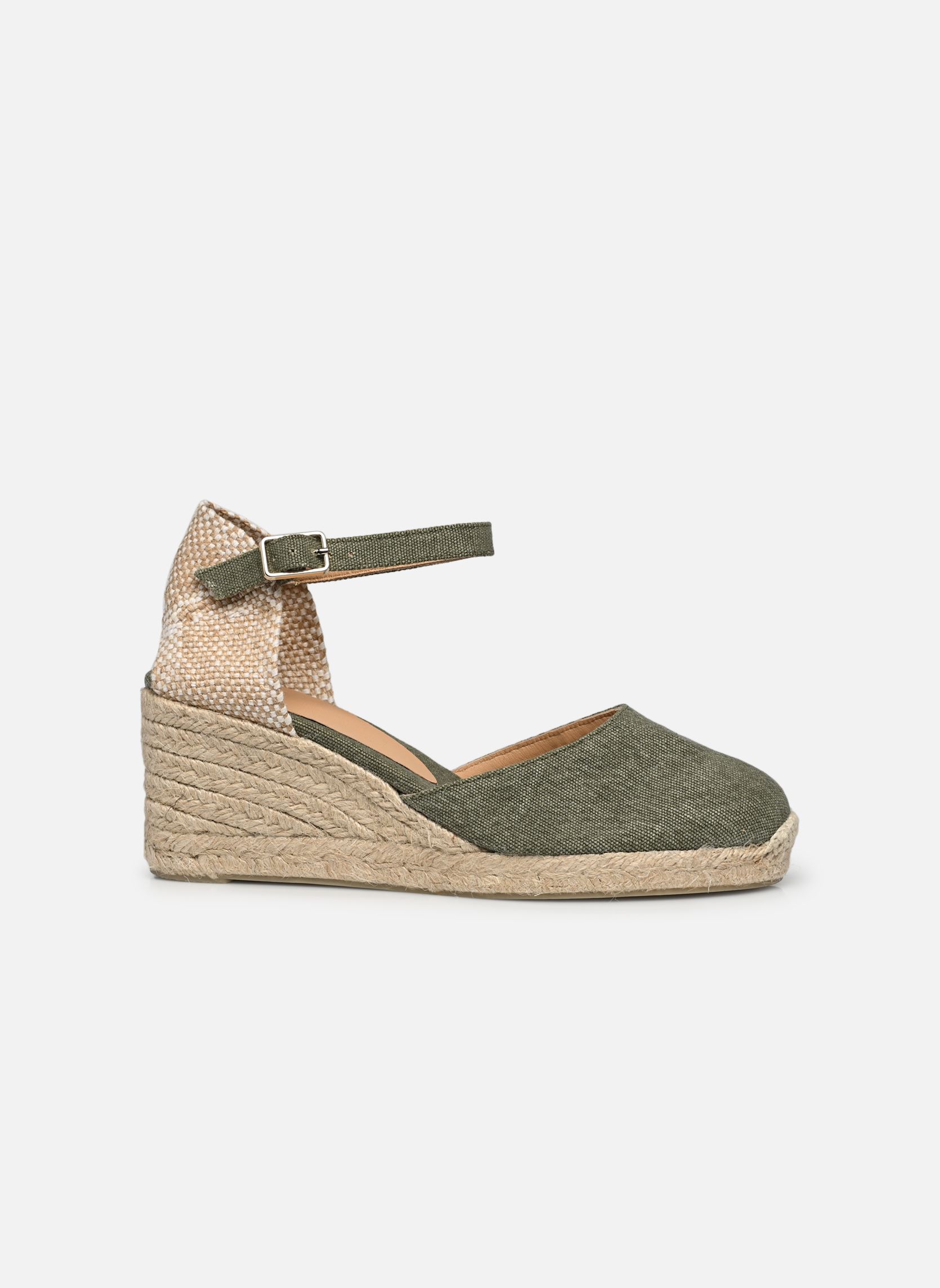 Keil- und Plateau-Espadrilles Carol H6 damen grün Castaner Keil- und Plateau-Espadrilles Carol H6 damen grün OLIVE