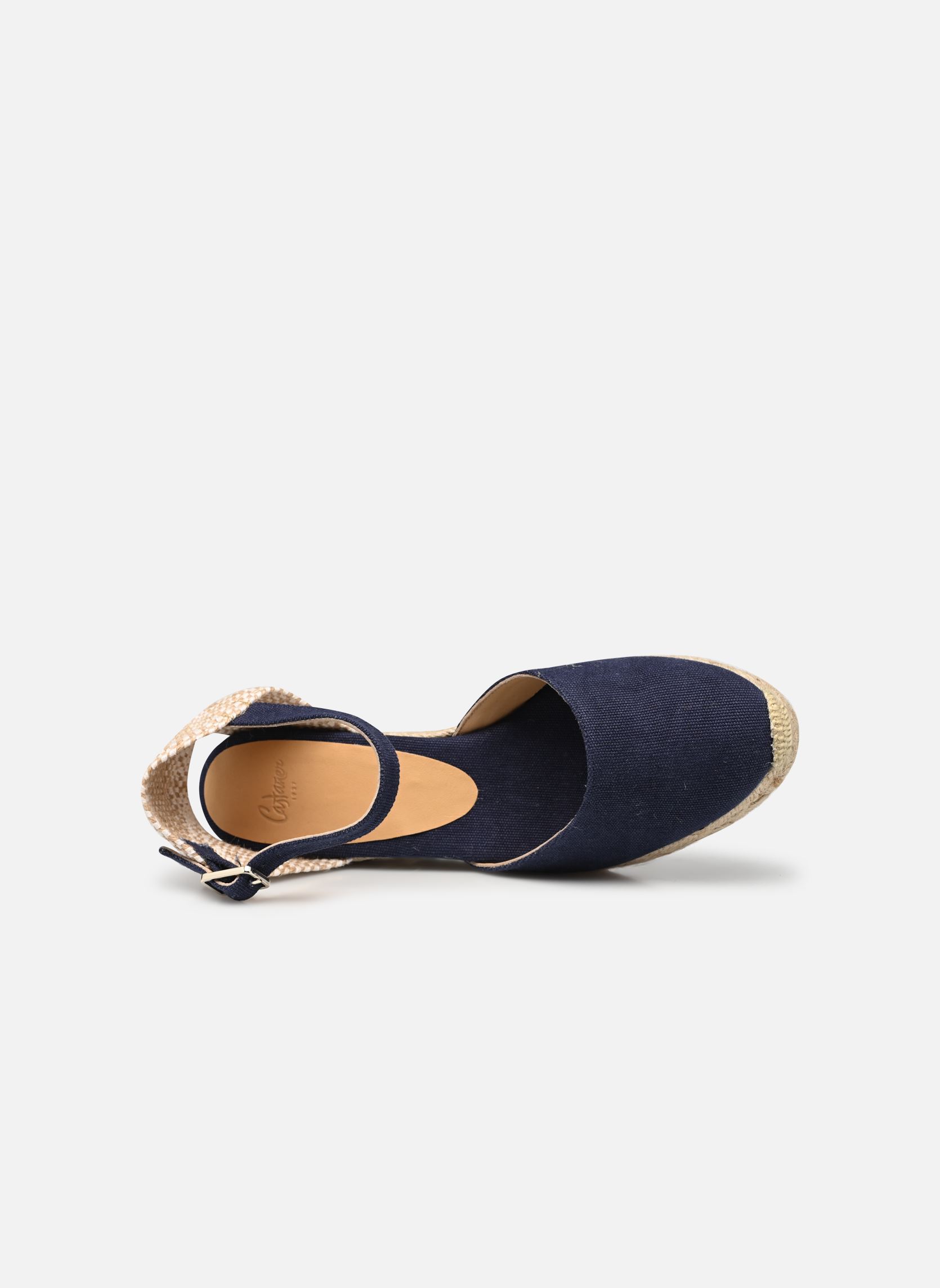 Espadrilles compensées et plateformes Carol H6 femme bleu Castaner Espadrilles compensées et plateformes Carol H6 femme bleu AZUL OXFORD