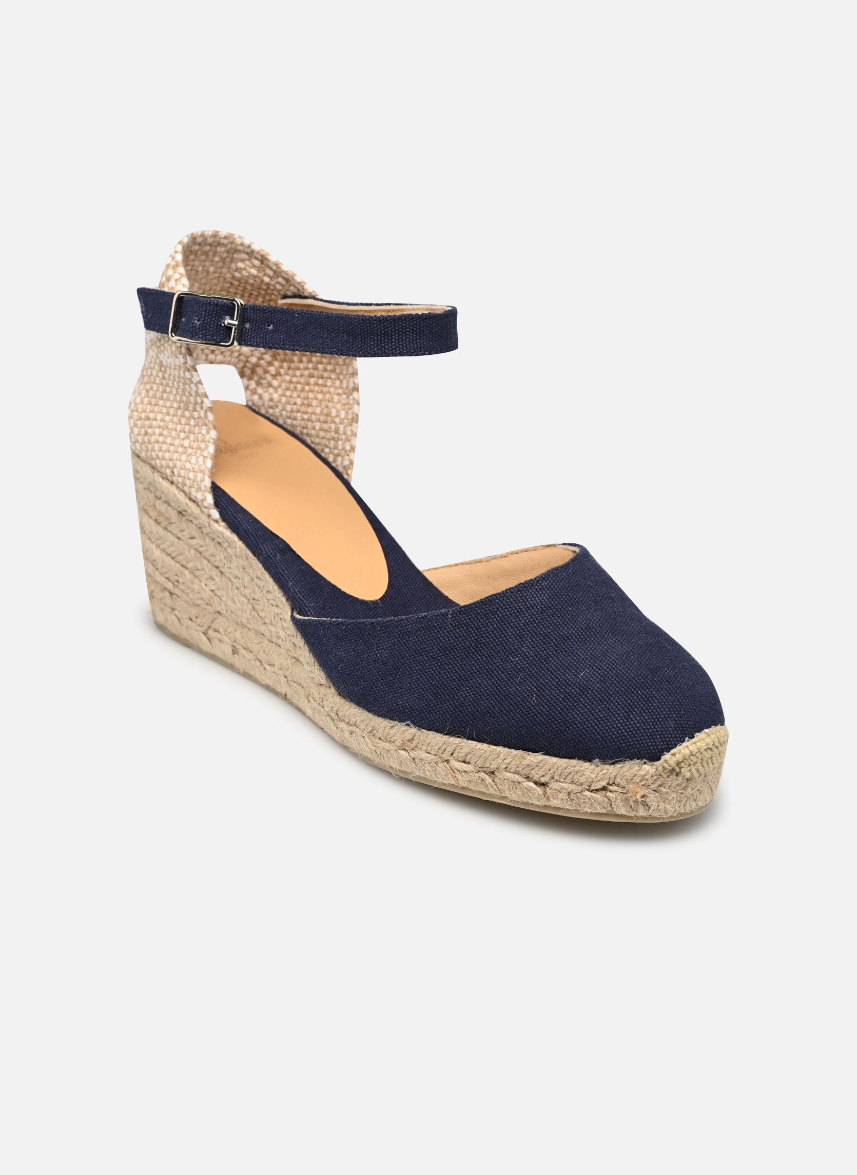 Espadrilles compensées et plateformes Carol H6 femme bleu Castaner Espadrilles compensées et plateformes Carol H6 femme bleu AZUL OXFORD