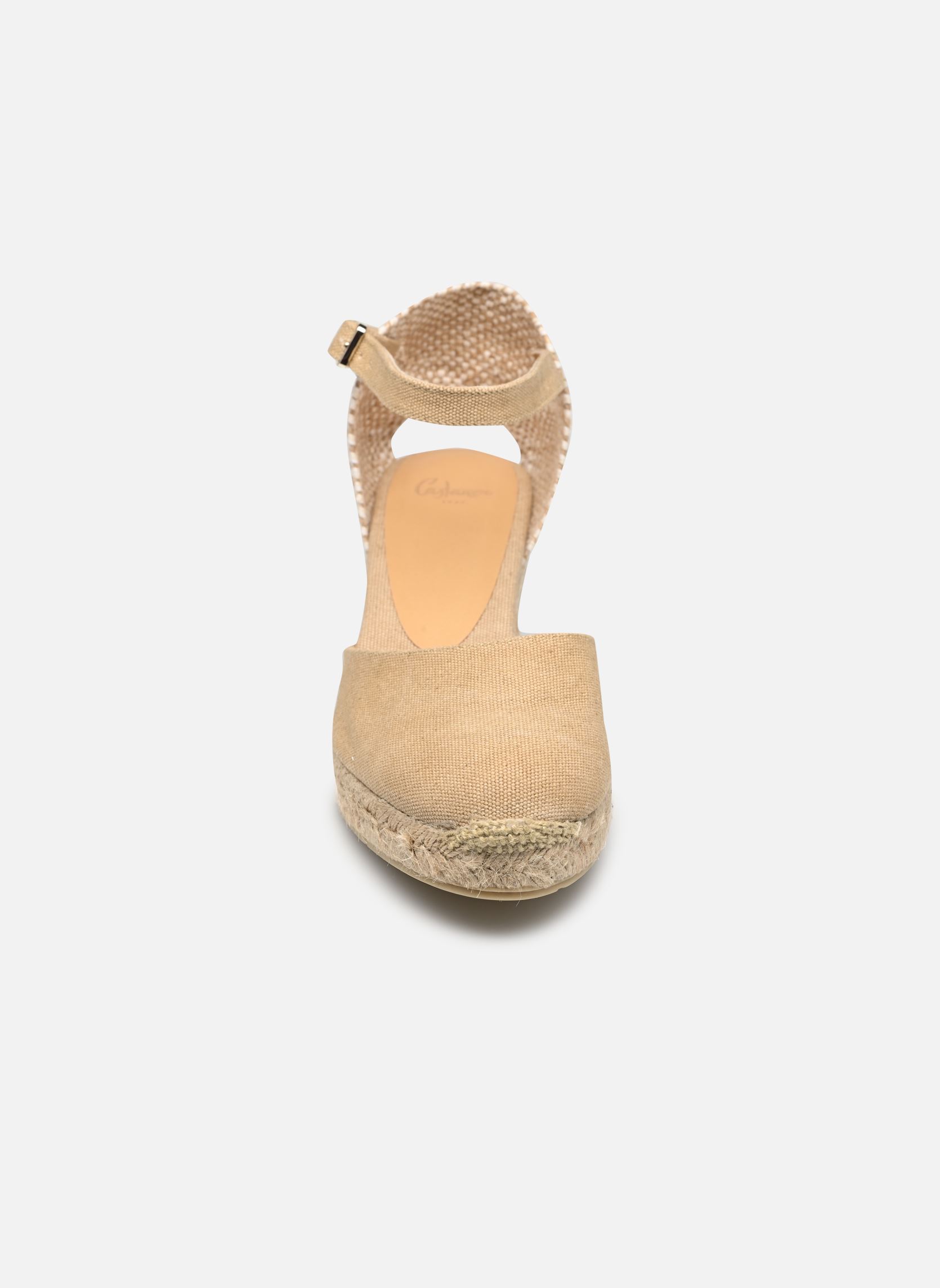 Espadrillas con zeppa e plateau Carol H6 donna beige Castaner Espadrillas con zeppa e plateau Carol H6 donna beige SAND