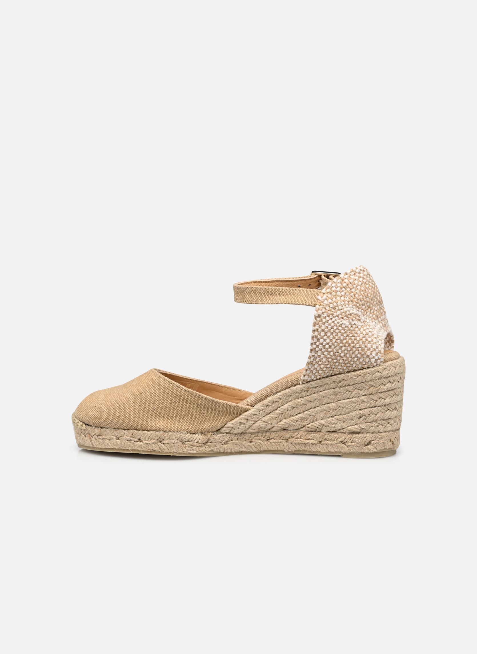 Espadrillas con zeppa e plateau Carol H6 donna beige Castaner Espadrillas con zeppa e plateau Carol H6 donna beige SAND