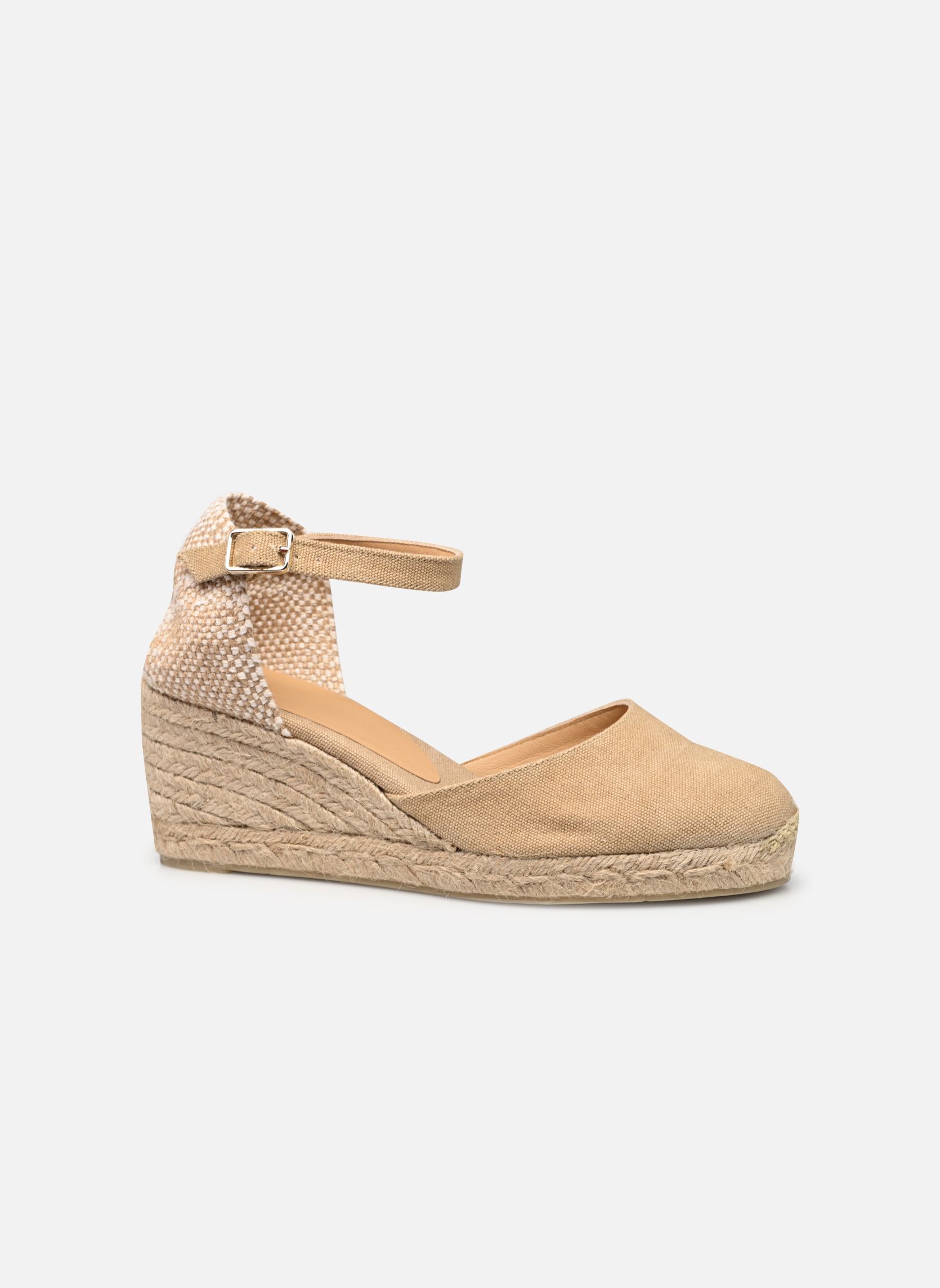 Espadrillas con zeppa e plateau Carol H6 donna beige Castaner Espadrillas con zeppa e plateau Carol H6 donna beige SAND
