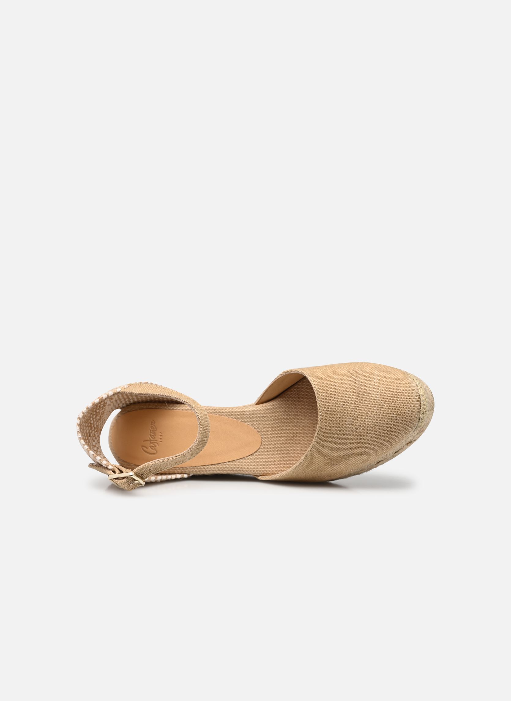 Espadrillas con zeppa e plateau Carol H6 donna beige Castaner Espadrillas con zeppa e plateau Carol H6 donna beige SAND