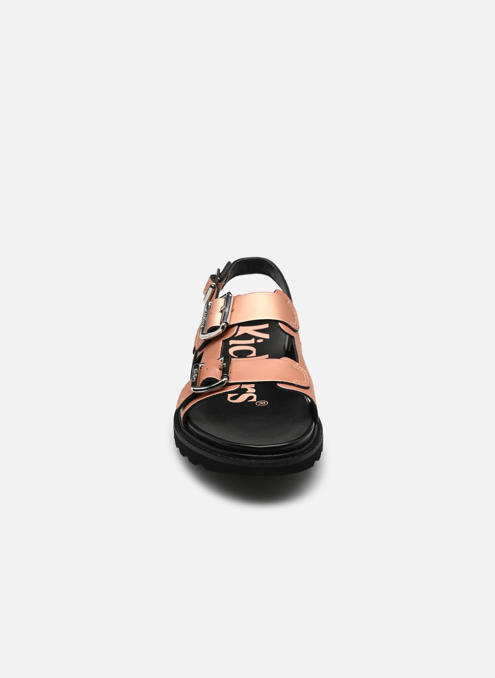 Sandalen NEOSUMMER dames roze Kickers Sandalen NEOSUMMER dames roze NUDE METAL