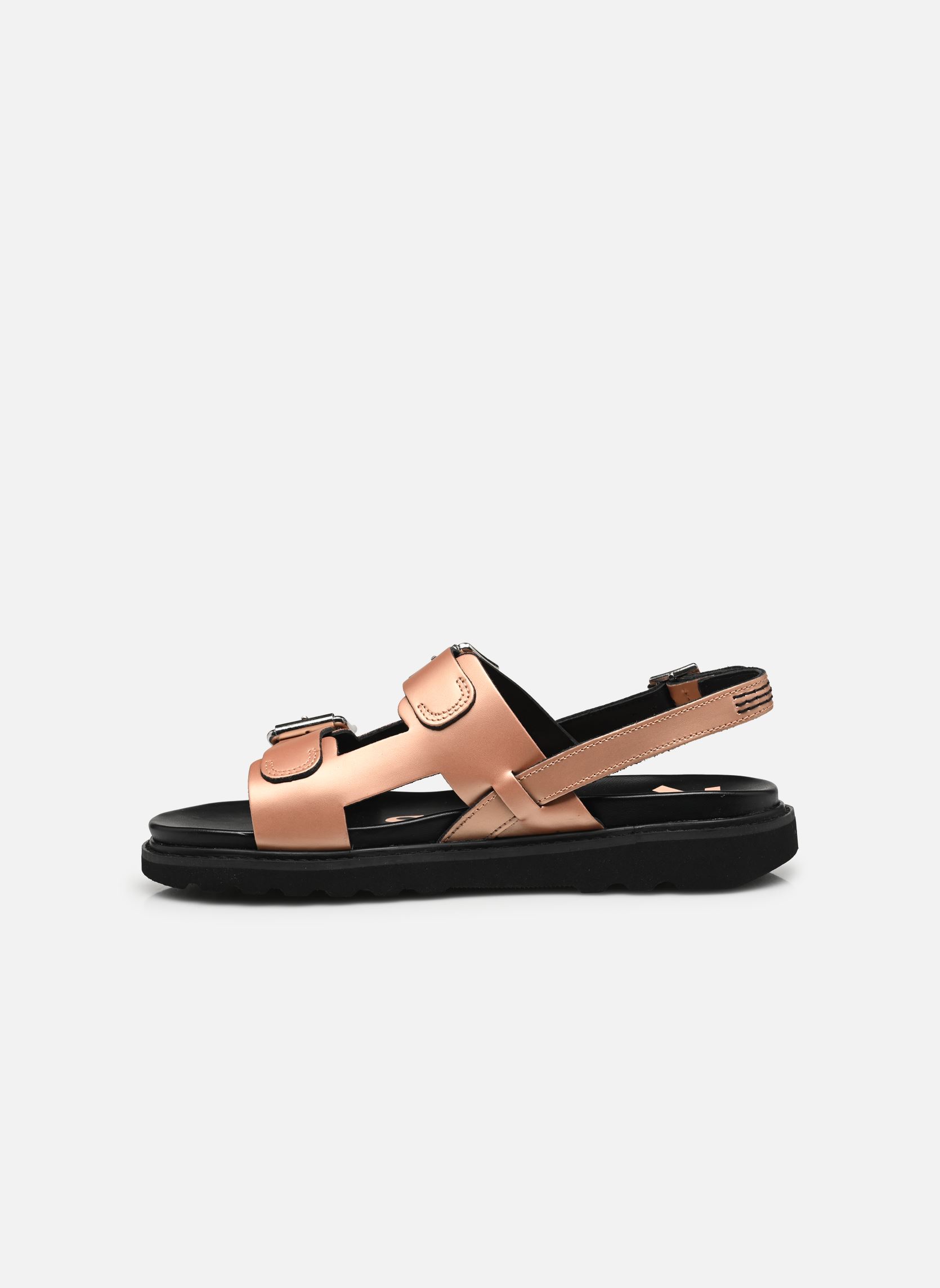 Sandalen NEOSUMMER dames roze Kickers Sandalen NEOSUMMER dames roze NUDE METAL