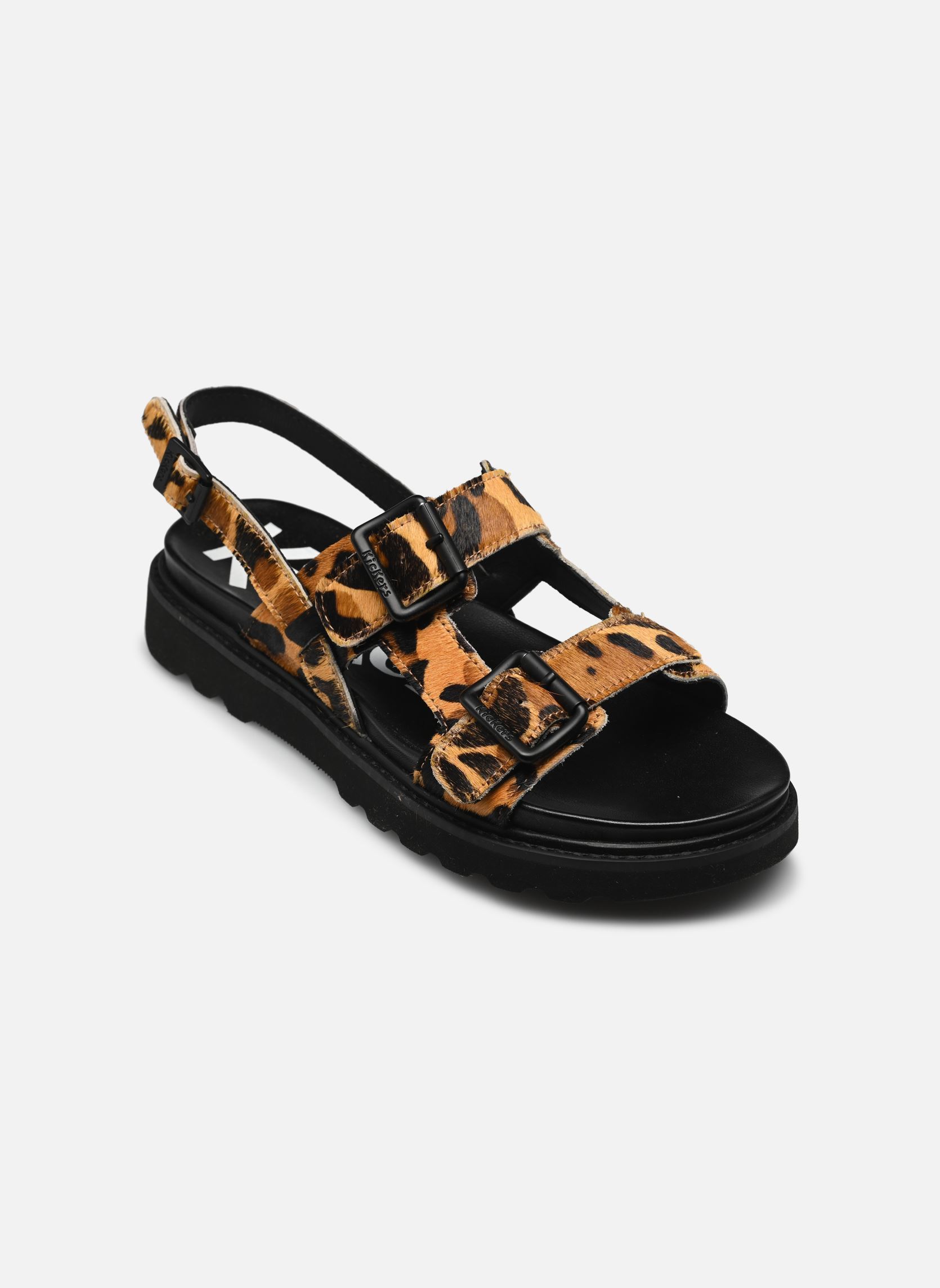 Sandales NEOSUMMER femme marron Kickers Sandales NEOSUMMER femme marron Camel leopard