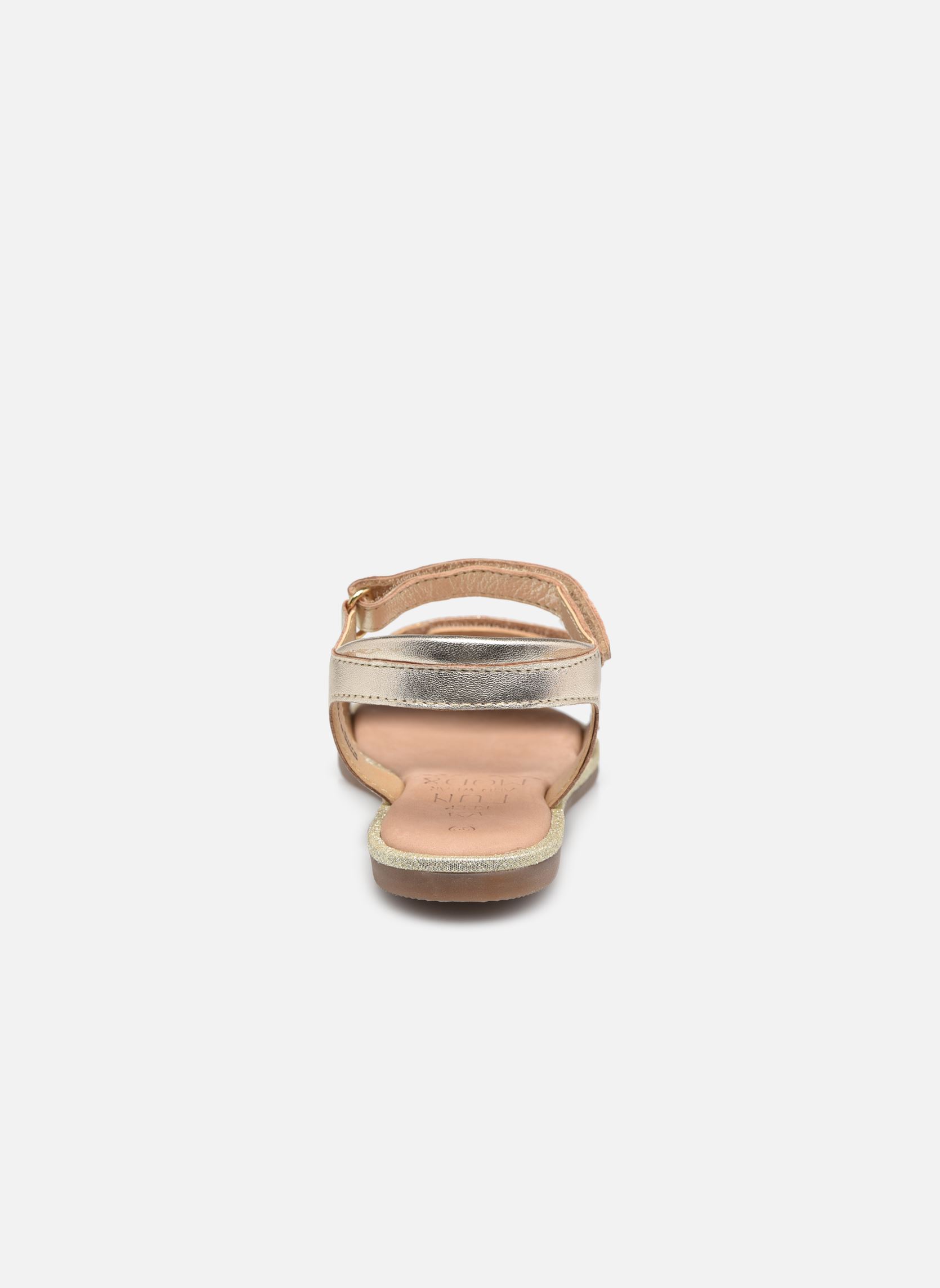 Sandales Paganisa fille or et bronze Mod8 Sandales Paganisa fille or et bronze OR