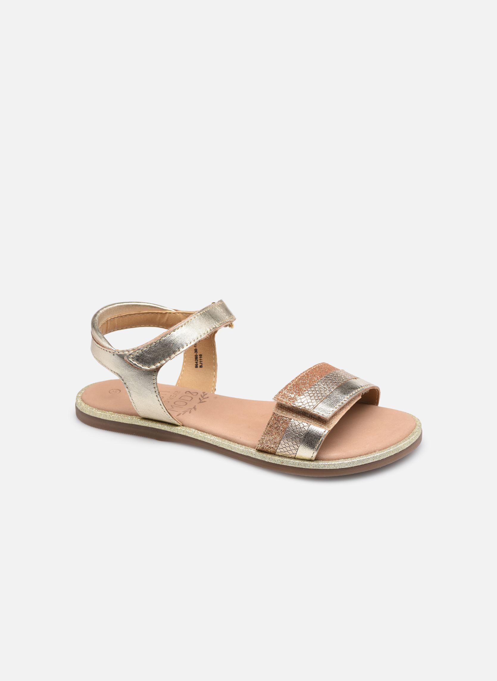 Sandales Paganisa fille or et bronze Mod8 Sandales Paganisa fille or et bronze OR