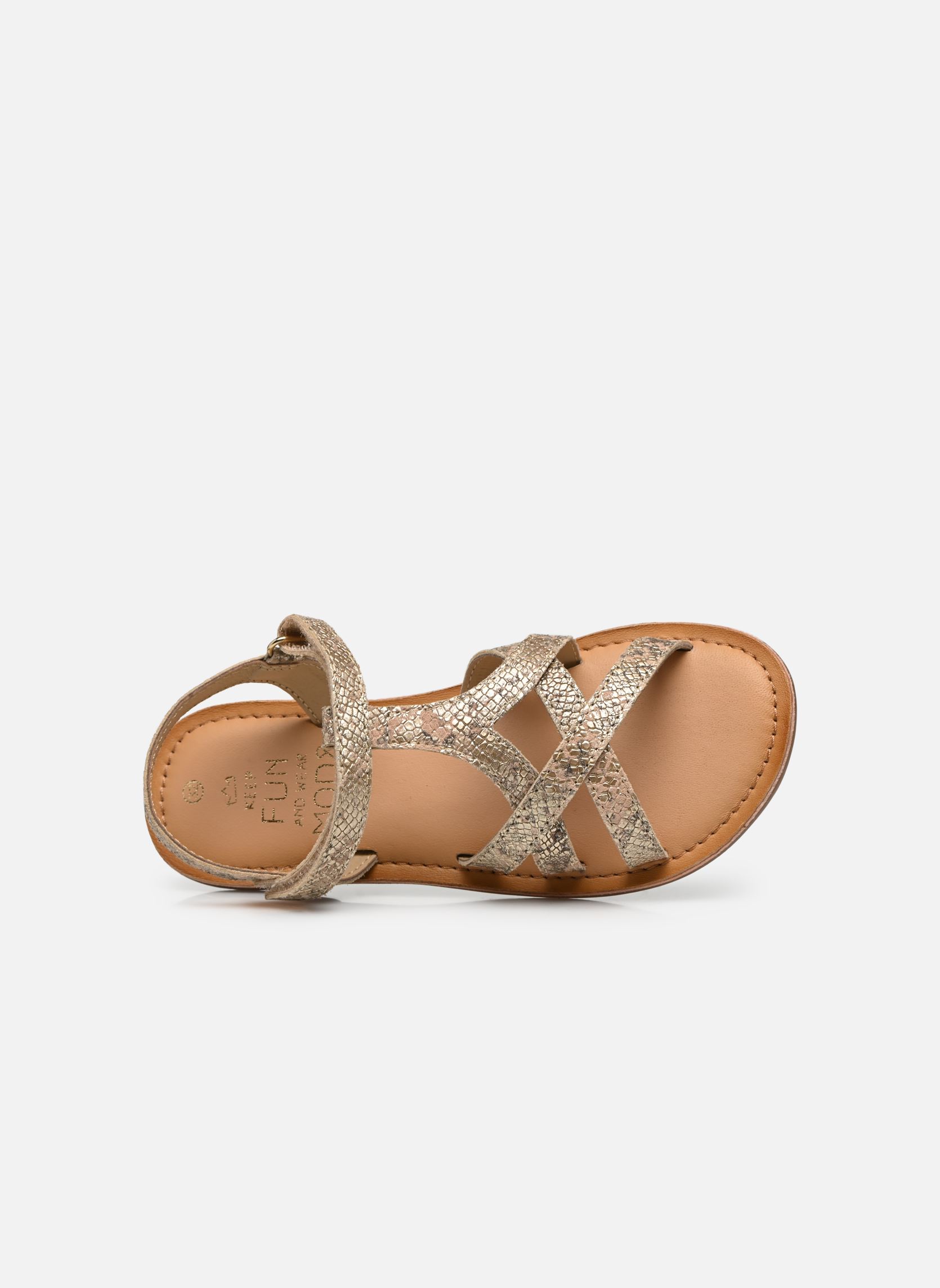Sandali Canissa bambina oro e bronzo Mod8 Sandali Canissa bambina oro e bronzo OR
