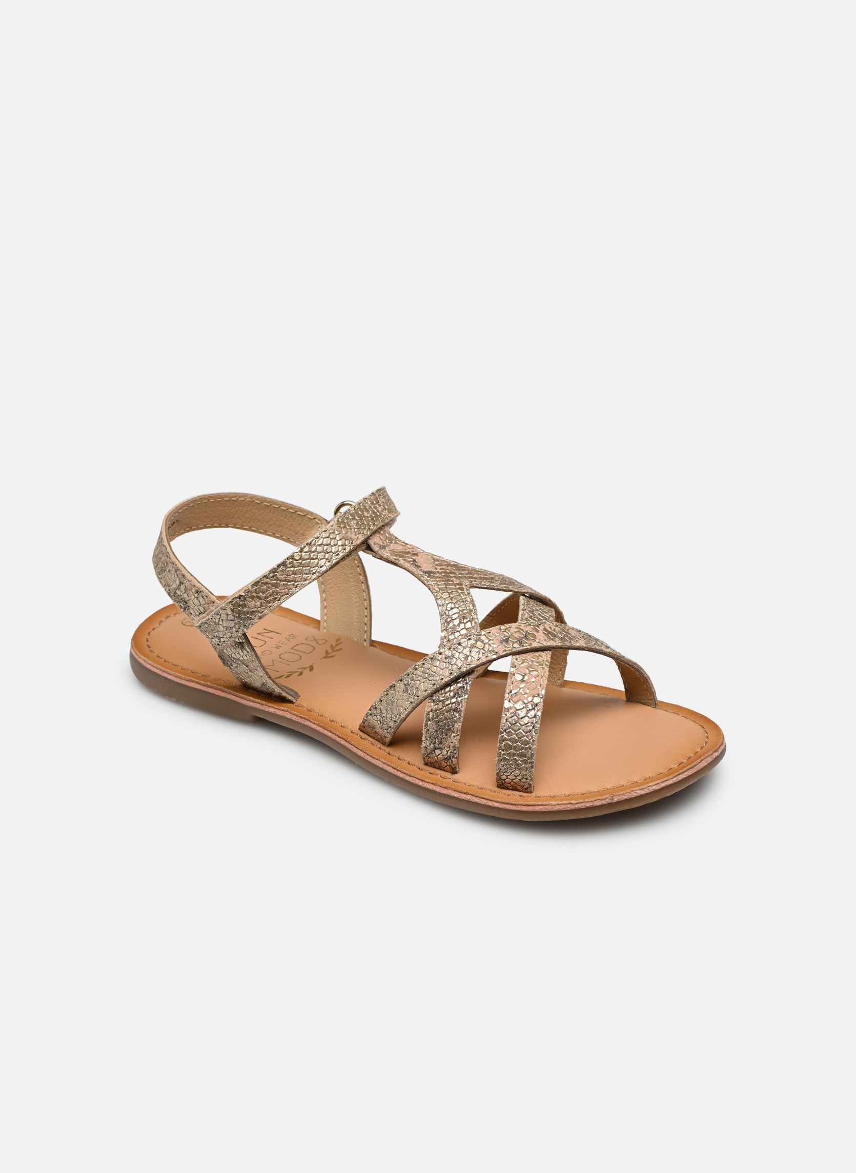 Sandali Canissa bambina oro e bronzo Mod8 Sandali Canissa bambina oro e bronzo OR