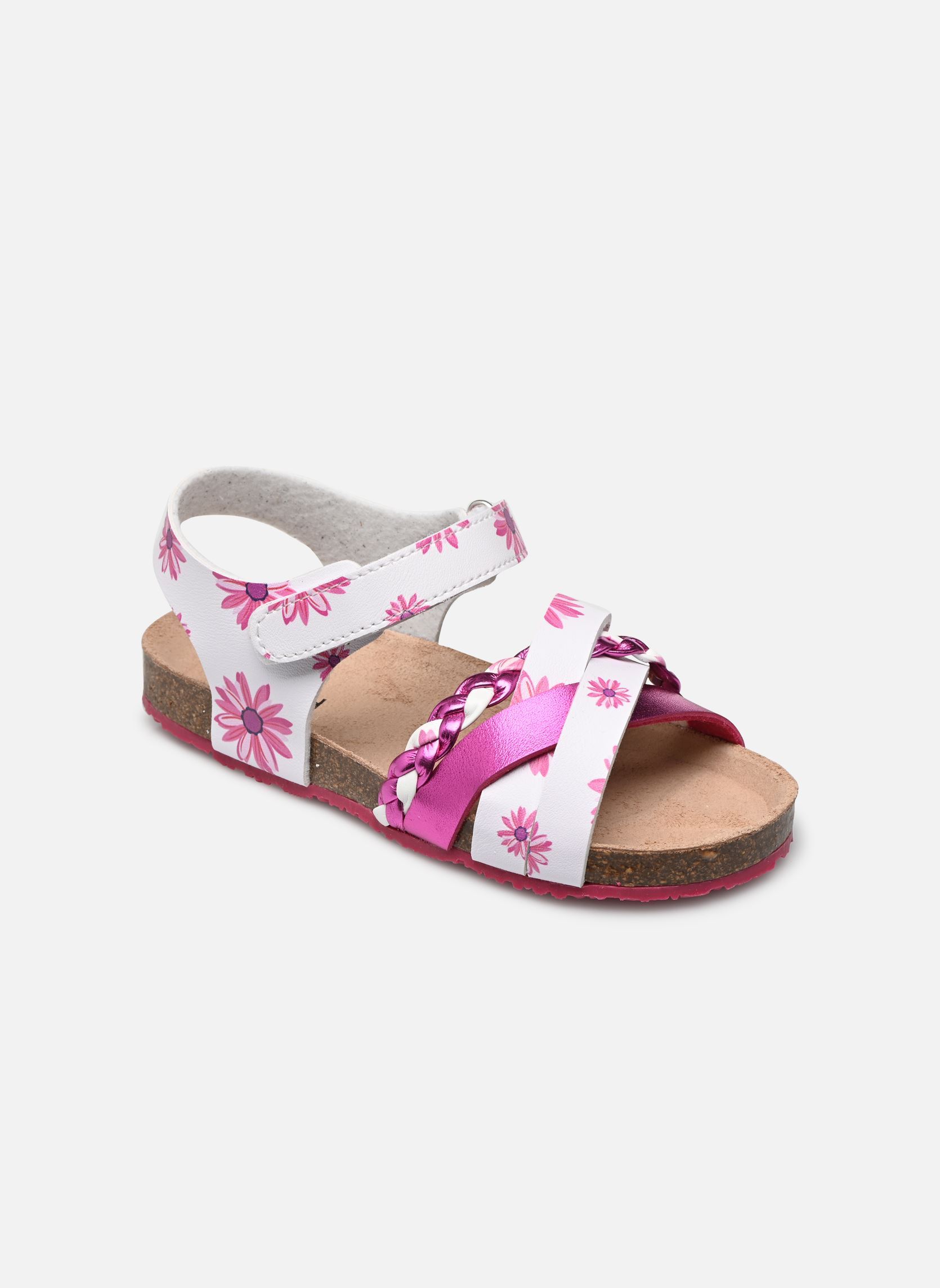Sandalen Koenia mädchen rosa Mod8 Sandalen Koenia mädchen rosa BLANC ROSE FLEURS