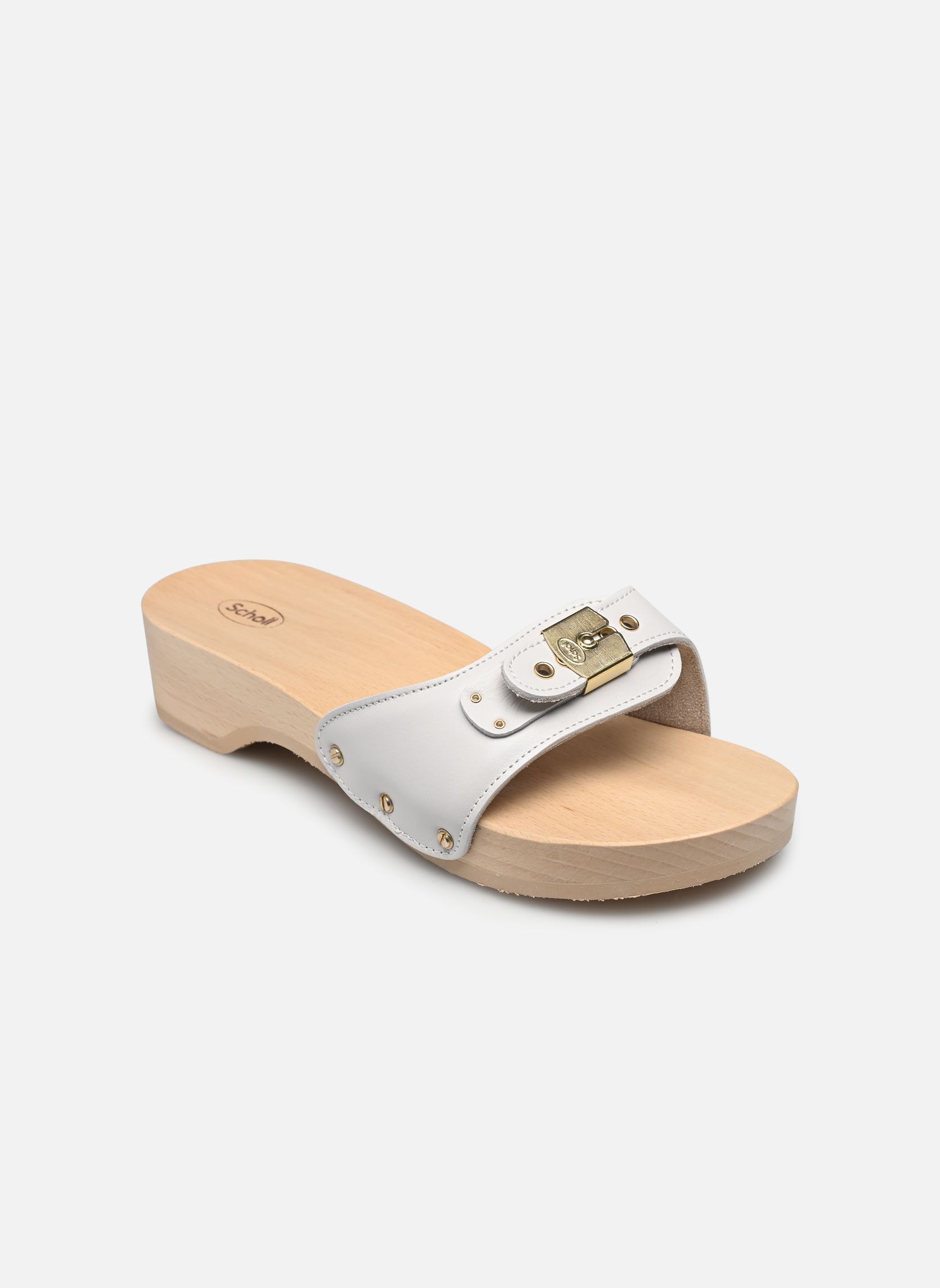 Mules Pescura Heel ICONIC femme blanc Scholl Mules Pescura Heel ICONIC femme blanc WHITE