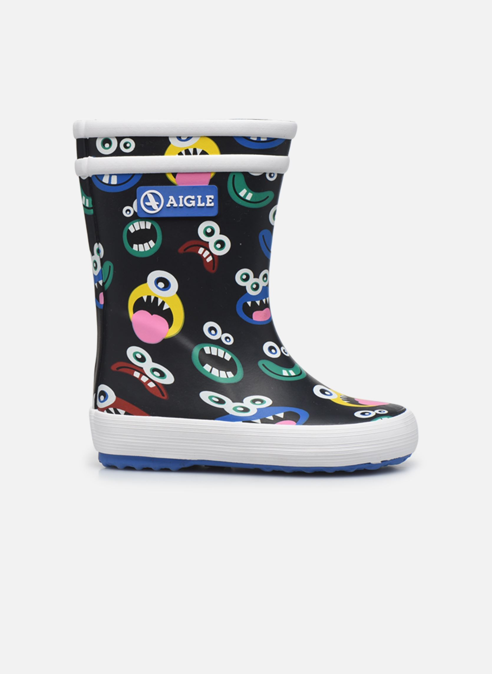 Gummistiefel Baby Flac Theme blau Aigle Gummistiefel Baby Flac Theme blau Monstres