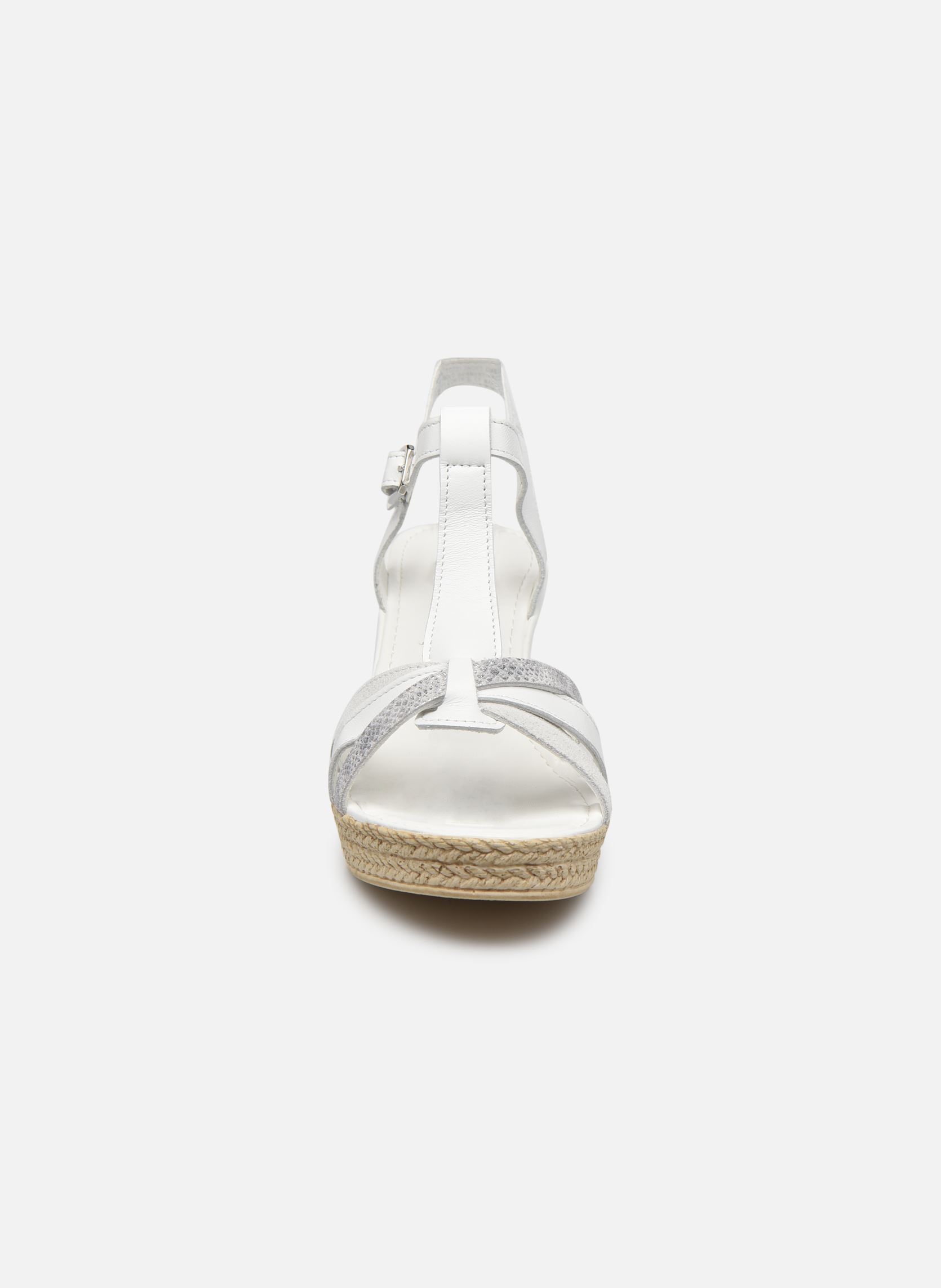 Espadrilles compensées et plateformes Nicky femme blanc Marco Tozzi Espadrilles compensées et plateformes Nicky femme blanc WHITE COMB