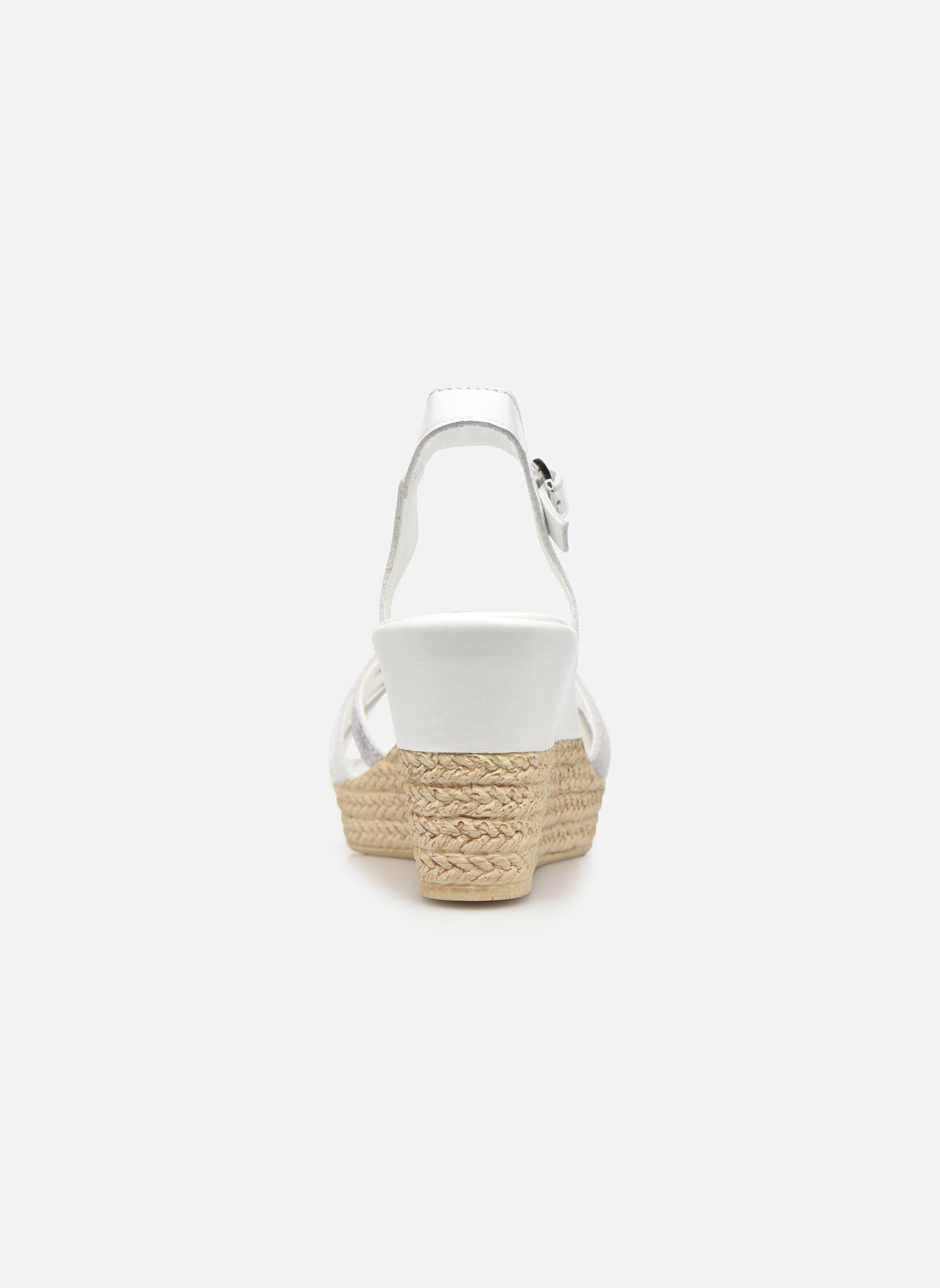 Espadrilles compensées et plateformes Nicky femme blanc Marco Tozzi Espadrilles compensées et plateformes Nicky femme blanc WHITE COMB