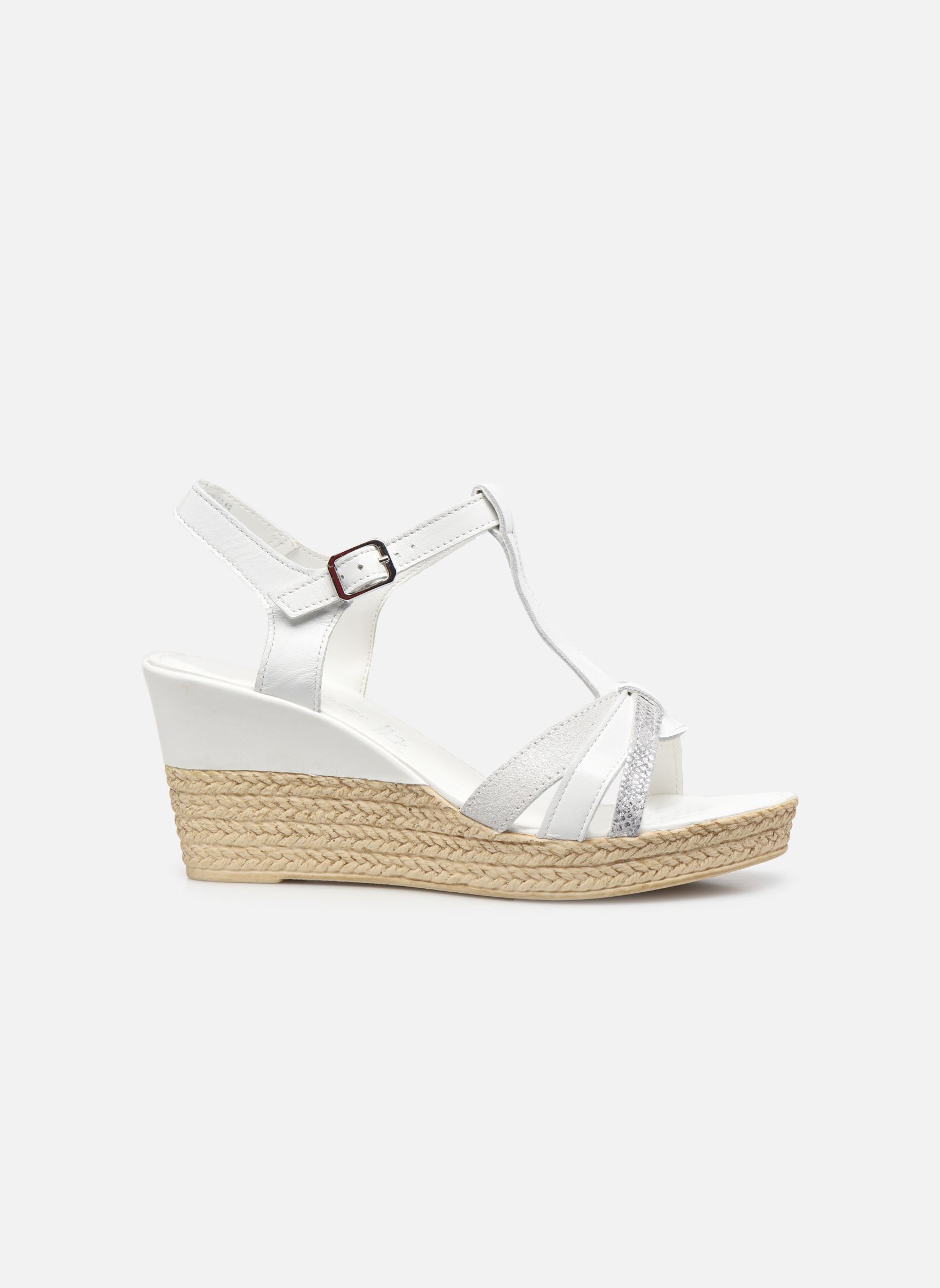 Espadrilles compensées et plateformes Nicky femme blanc Marco Tozzi Espadrilles compensées et plateformes Nicky femme blanc WHITE COMB