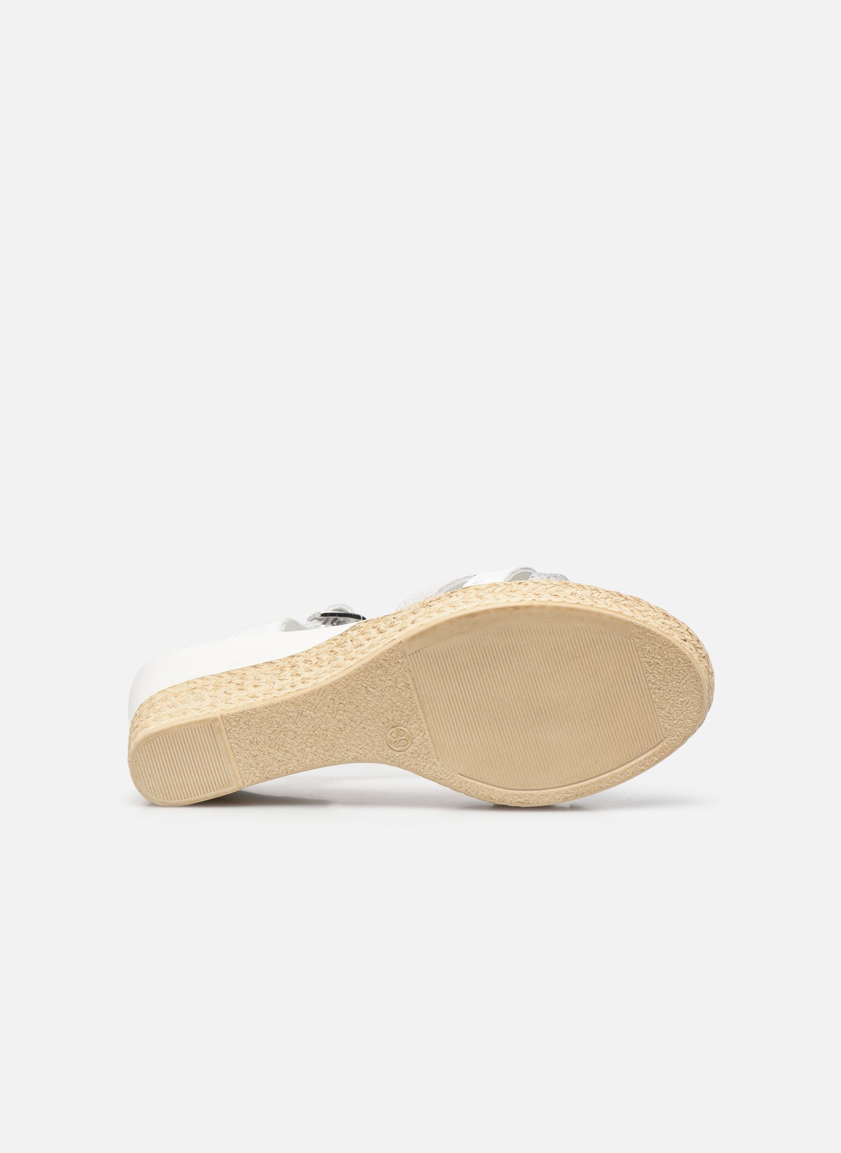 Espadrilles compensées et plateformes Nicky femme blanc Marco Tozzi Espadrilles compensées et plateformes Nicky femme blanc WHITE COMB
