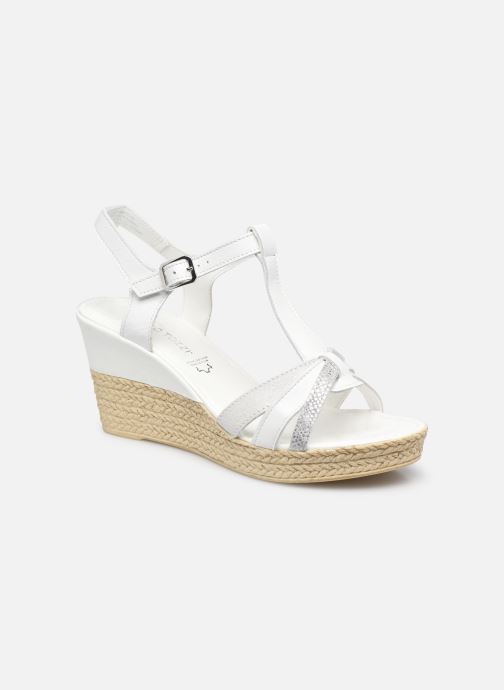 Marco Tozzi Espadrilles compensées et plateformes Nicky femme blanc