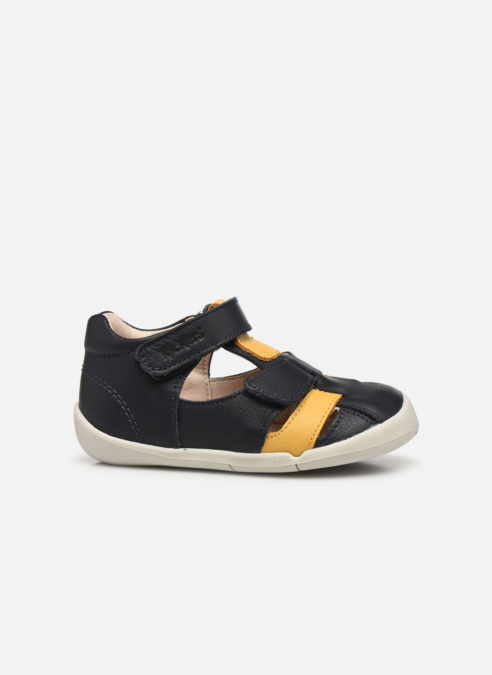 Sandali Wasabou bambino blu Kickers Sandali Wasabou bambino blu MARINE JAUNE