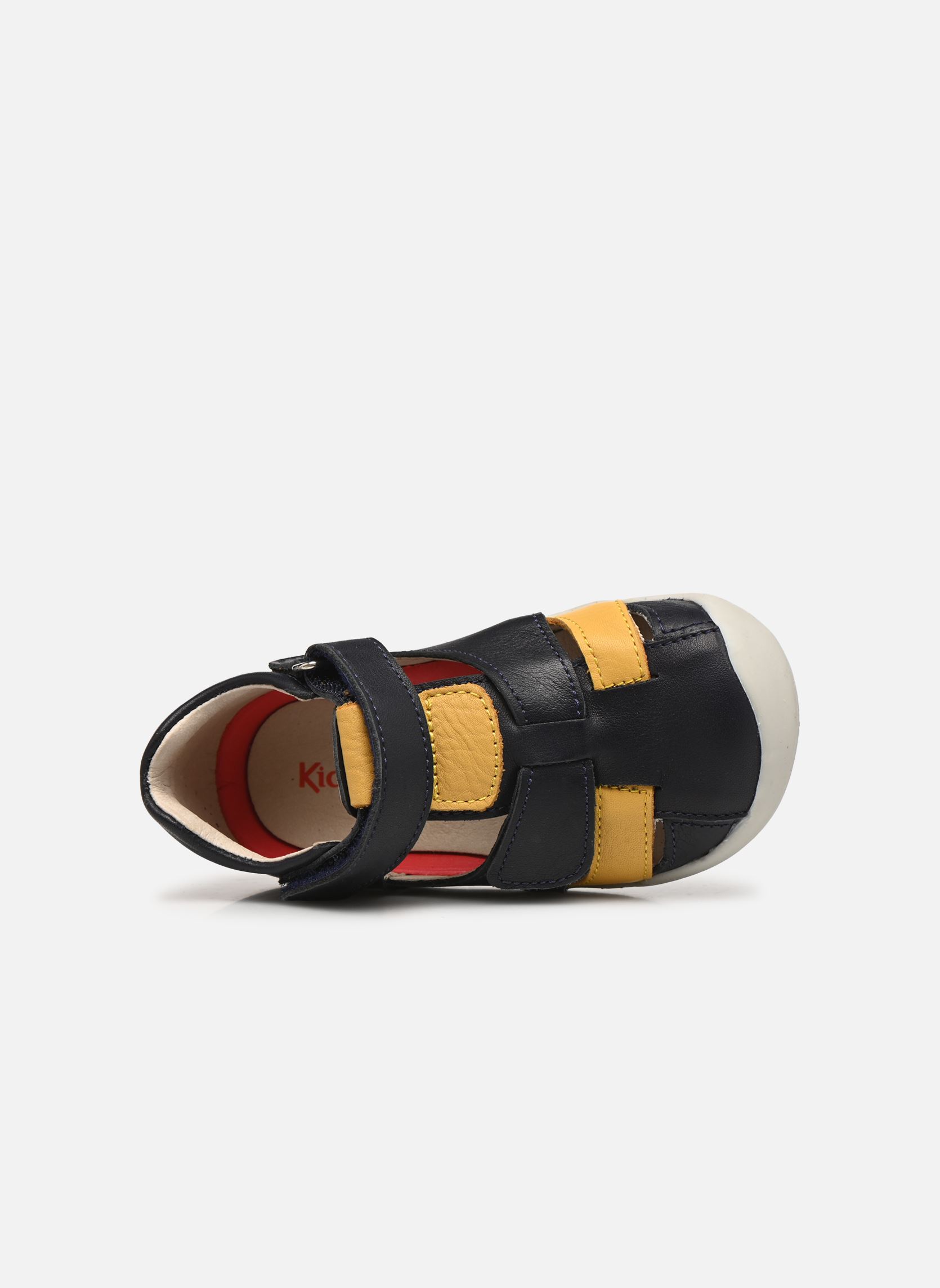 Sandali Wasabou bambino blu Kickers Sandali Wasabou bambino blu MARINE JAUNE