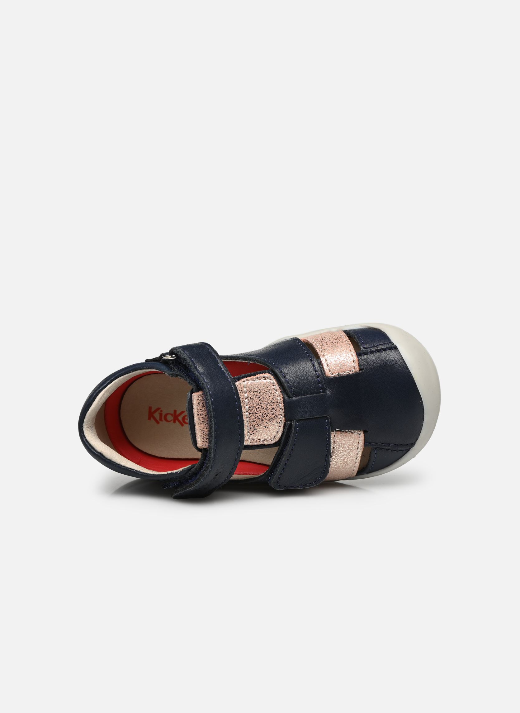 Sandalen Wasabou mädchen blau Kickers Sandalen Wasabou mädchen blau MARINE ROSE MÉTALLISÉ