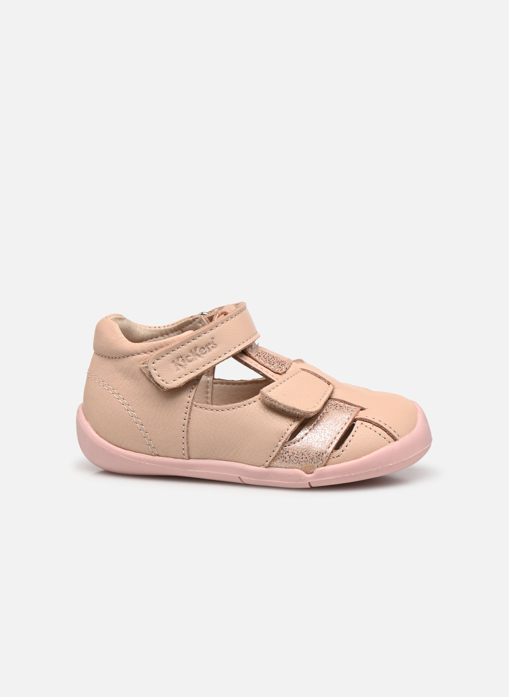Sandales Wasabou fille rose Kickers Sandales Wasabou fille rose ROSE CLAIR METALLISE