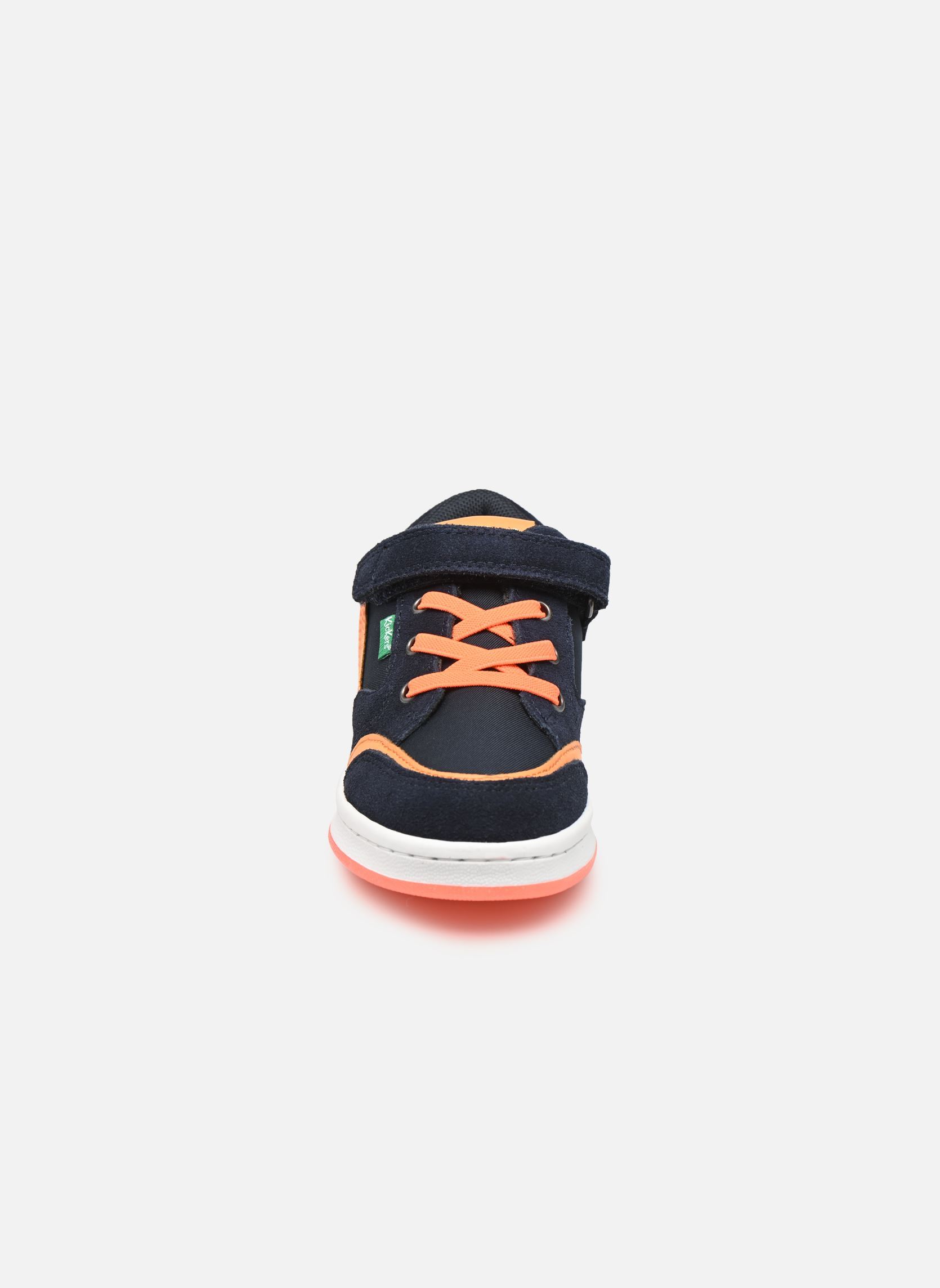 Baskets basses Bisckuit garçon bleu Kickers Baskets basses Bisckuit garçon bleu MARINE ORANGE