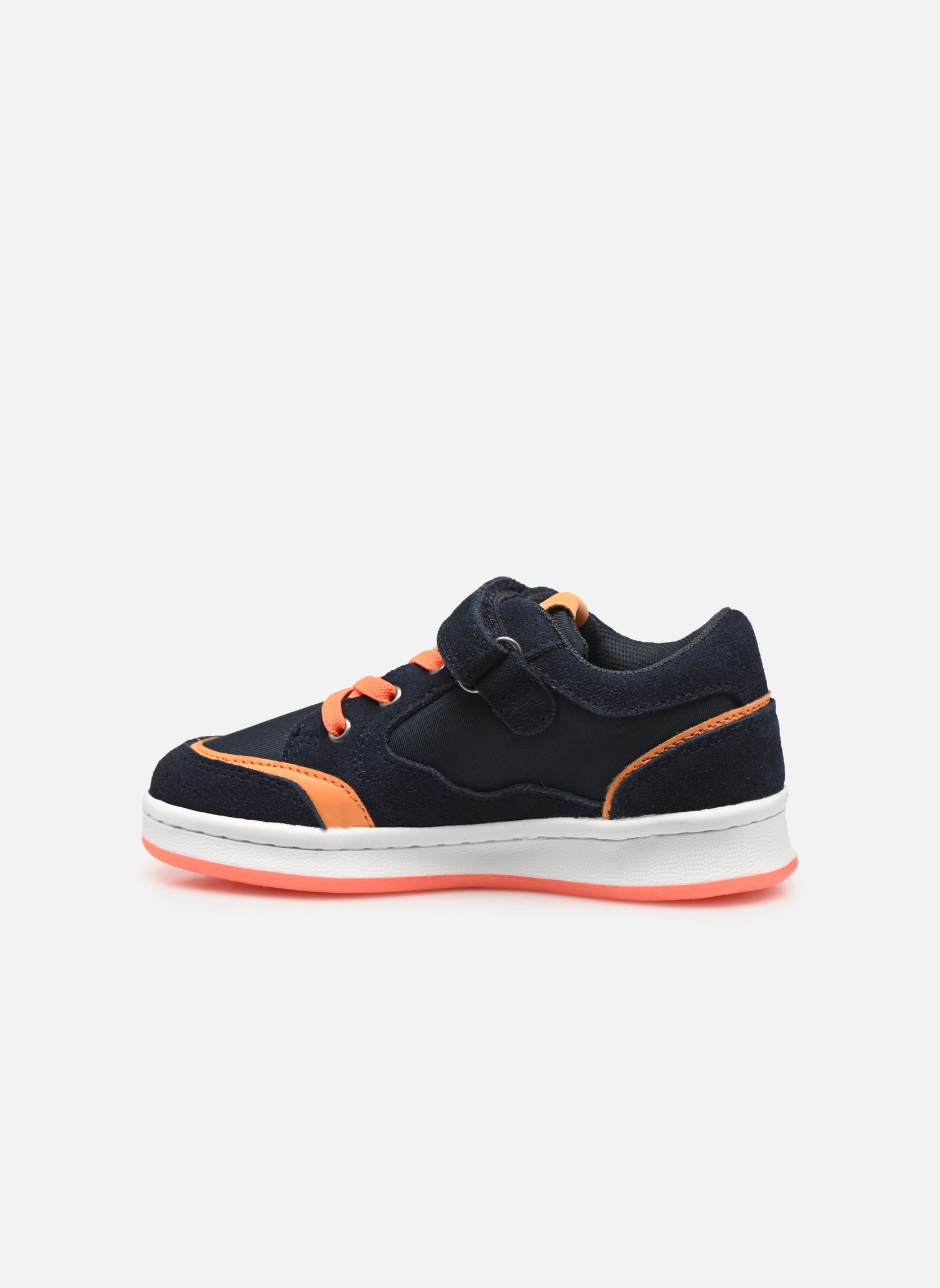 Baskets basses Bisckuit garçon bleu Kickers Baskets basses Bisckuit garçon bleu MARINE ORANGE