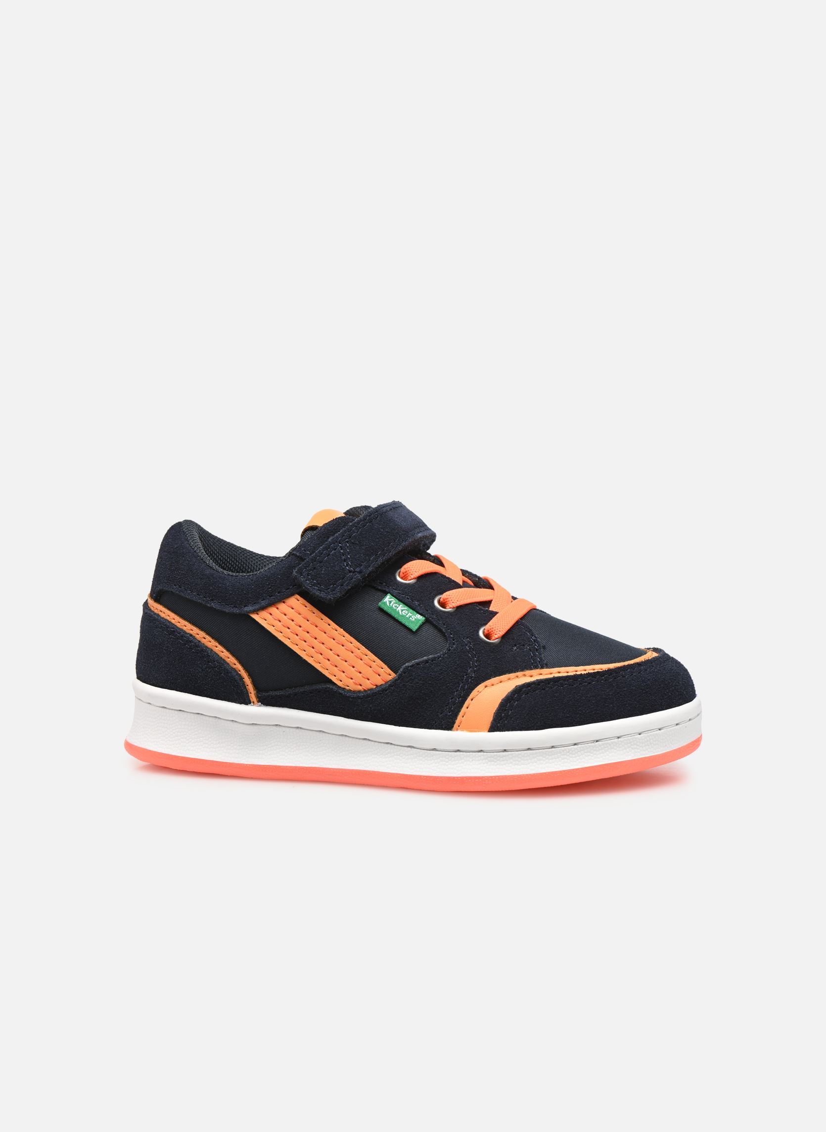 Baskets basses Bisckuit garçon bleu Kickers Baskets basses Bisckuit garçon bleu MARINE ORANGE