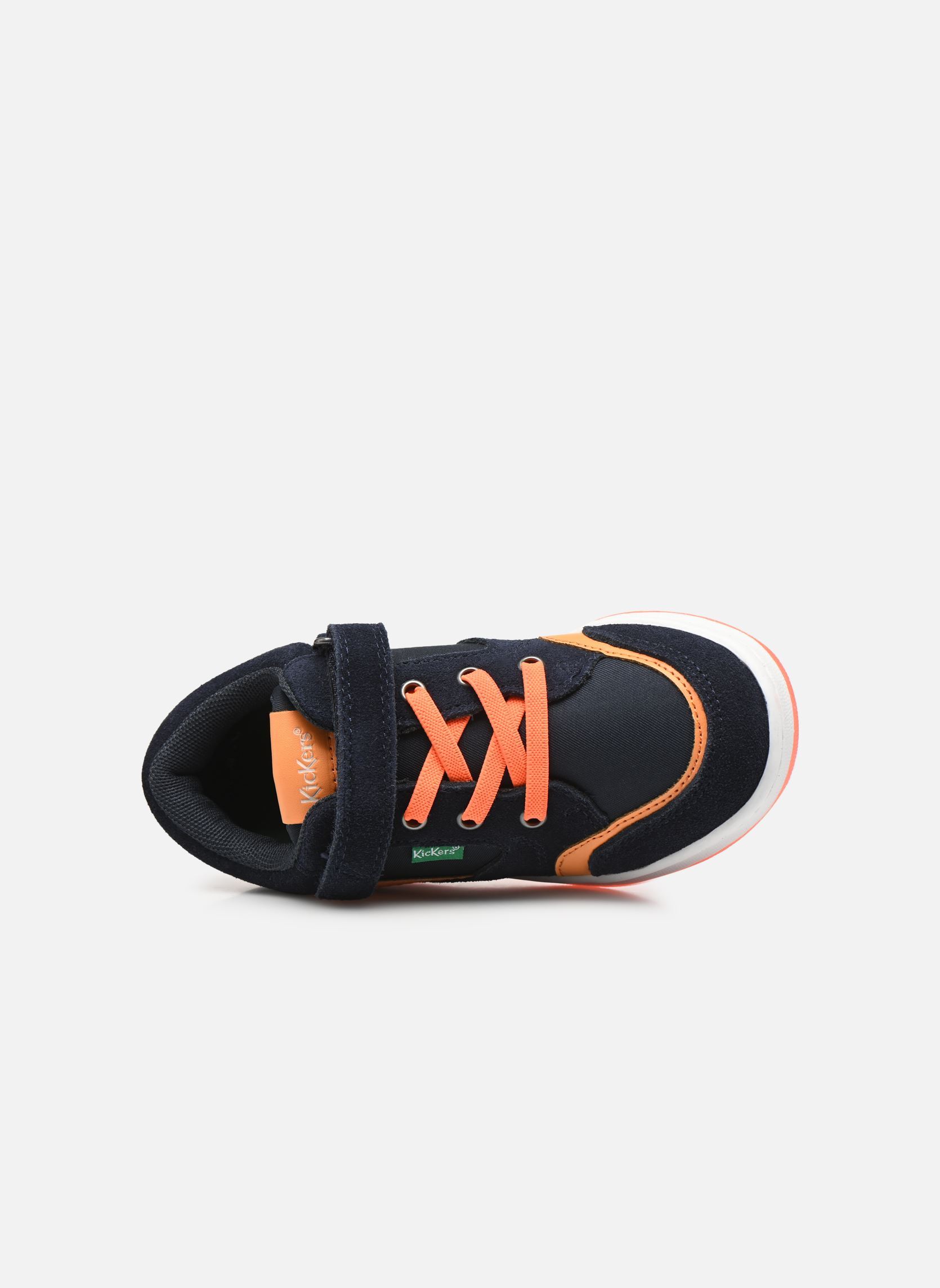 Baskets basses Bisckuit garçon bleu Kickers Baskets basses Bisckuit garçon bleu MARINE ORANGE