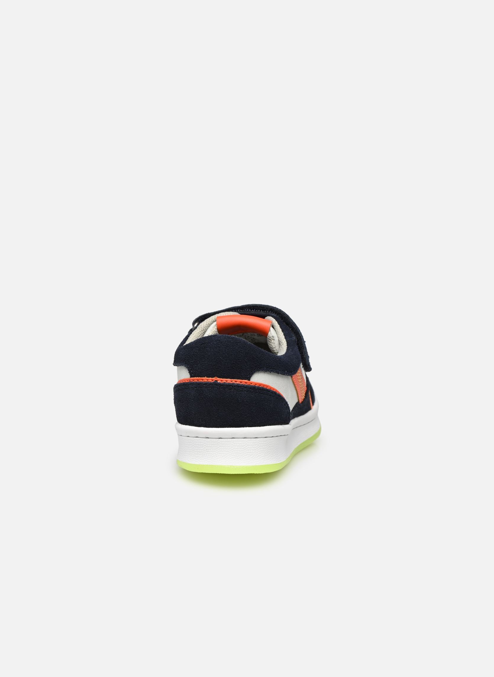 Baskets basses Bisckuit garçon bleu Kickers Baskets basses Bisckuit garçon bleu MARINE GRIS ORANGE