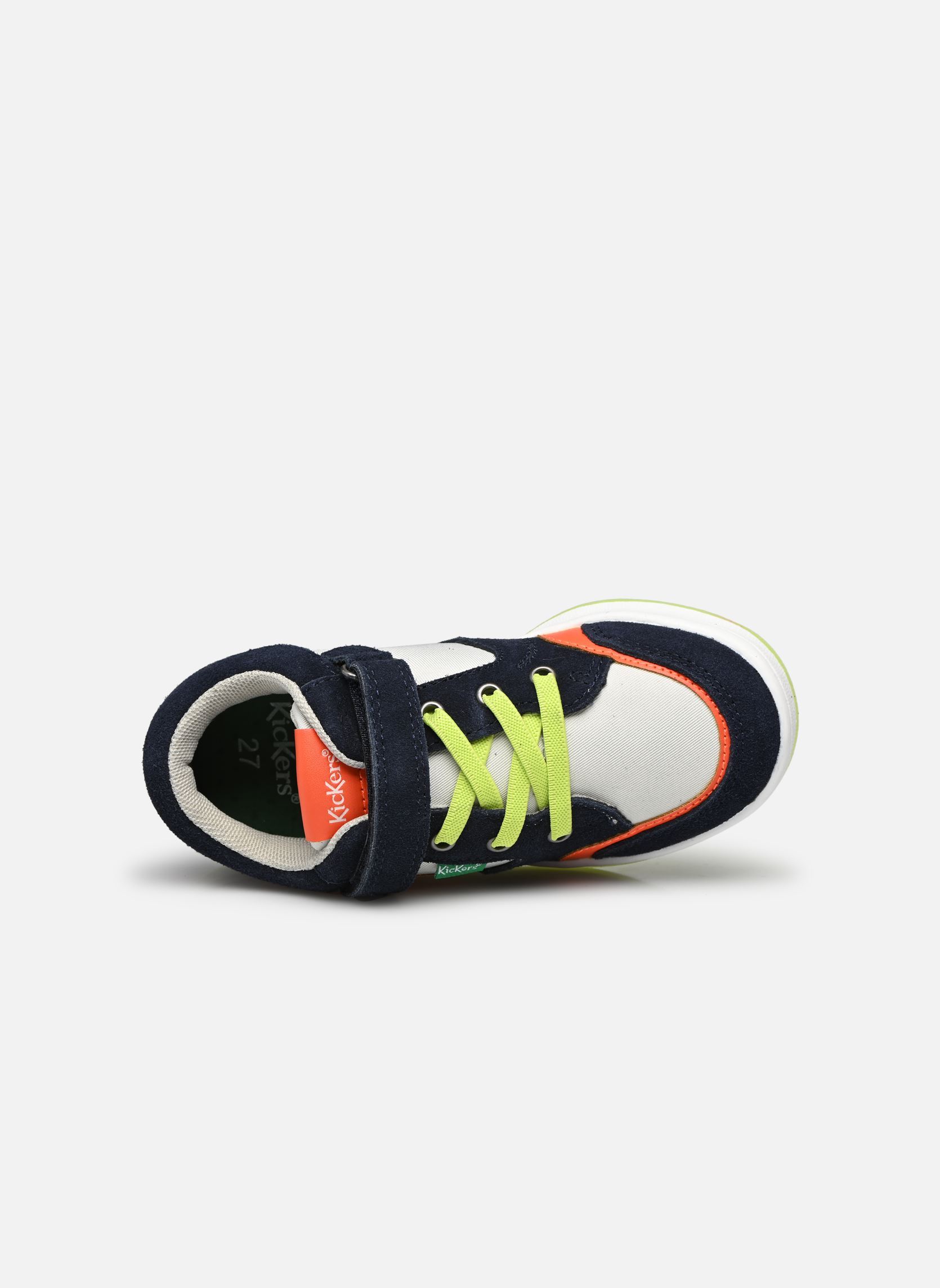 Baskets basses Bisckuit garçon bleu Kickers Baskets basses Bisckuit garçon bleu MARINE GRIS ORANGE