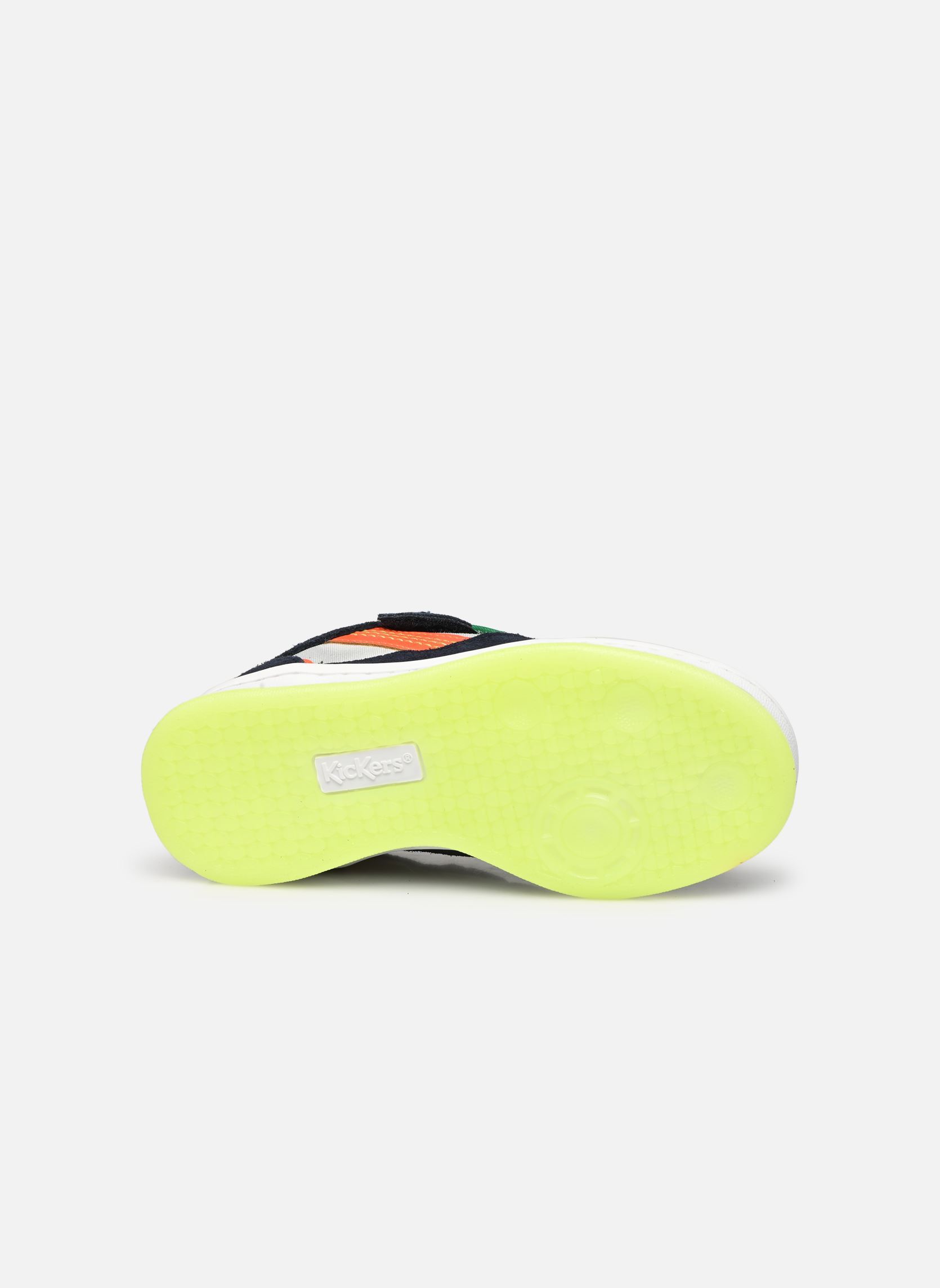 Baskets basses Bisckuit garçon bleu Kickers Baskets basses Bisckuit garçon bleu MARINE GRIS ORANGE