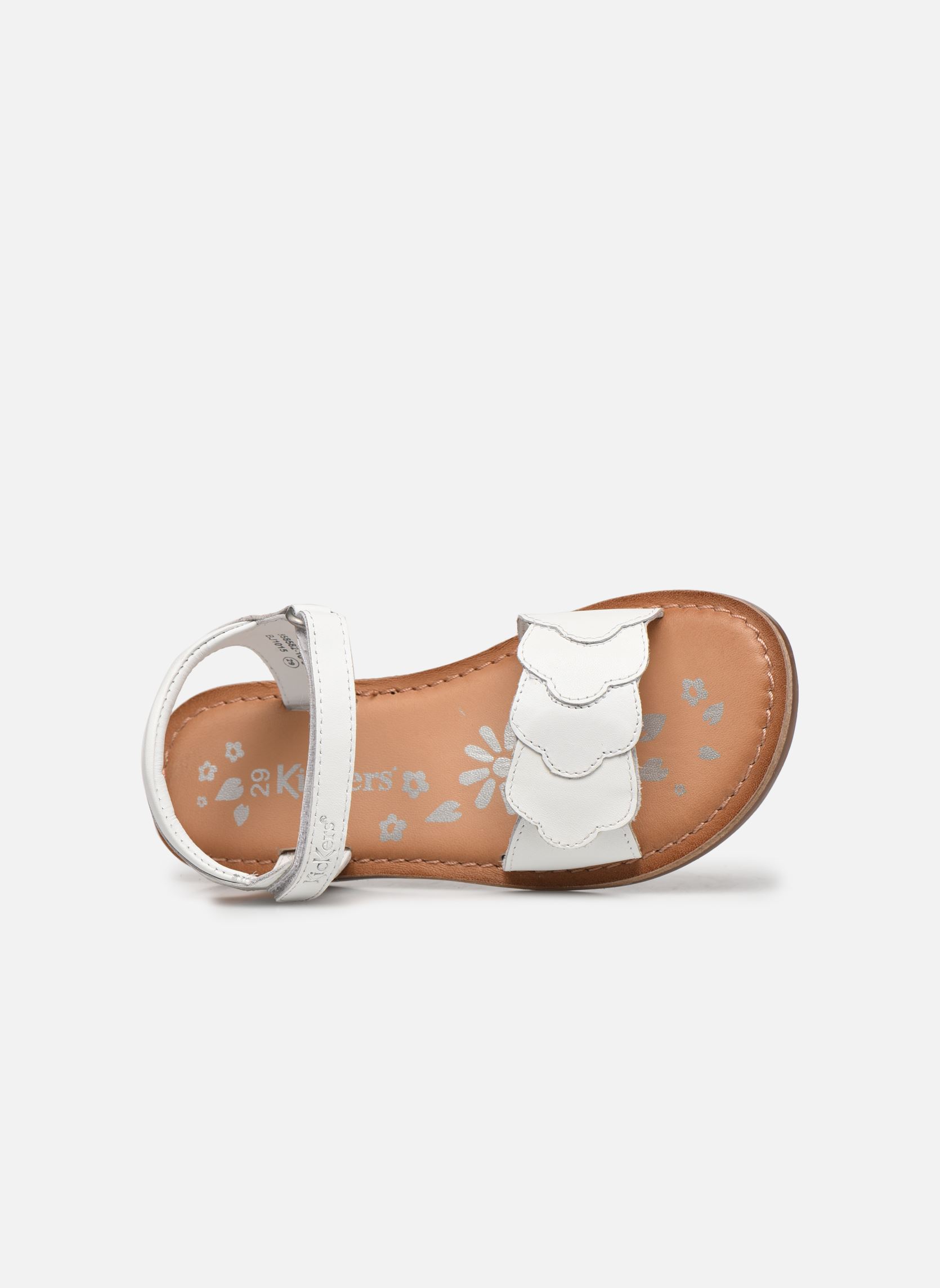 Sandalen Dyastar mädchen weiß Kickers Sandalen Dyastar mädchen weiß Blanc