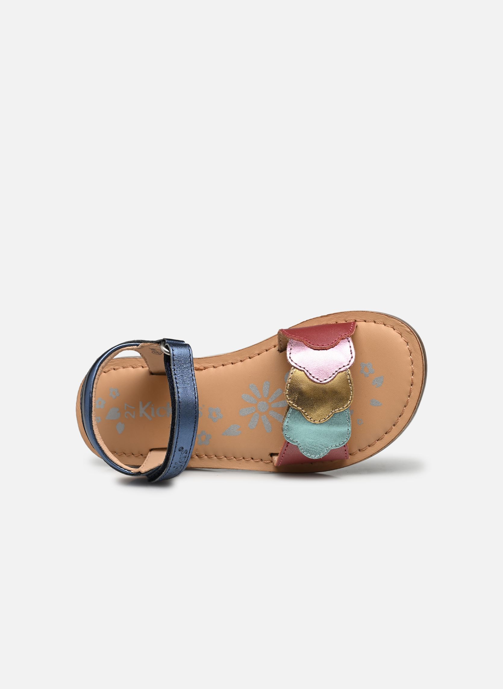 Sandales Dyastar fille multicolore Kickers Sandales Dyastar fille multicolore MARINE MÉTAL MUTICO