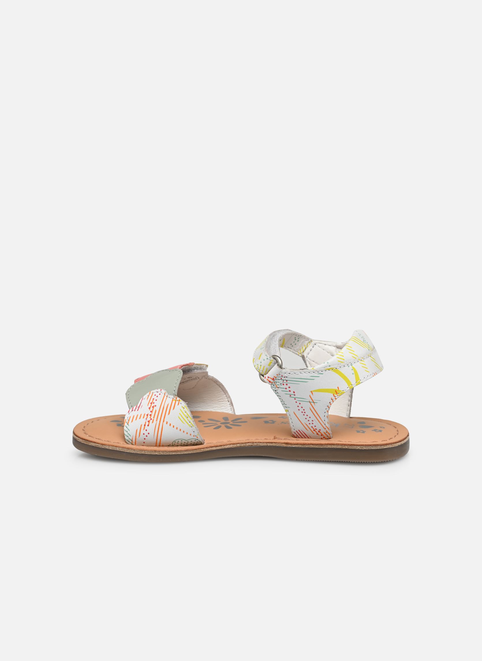 Sandalen Dyastar mädchen weiß Kickers Sandalen Dyastar mädchen weiß BLANC SUNSHINE