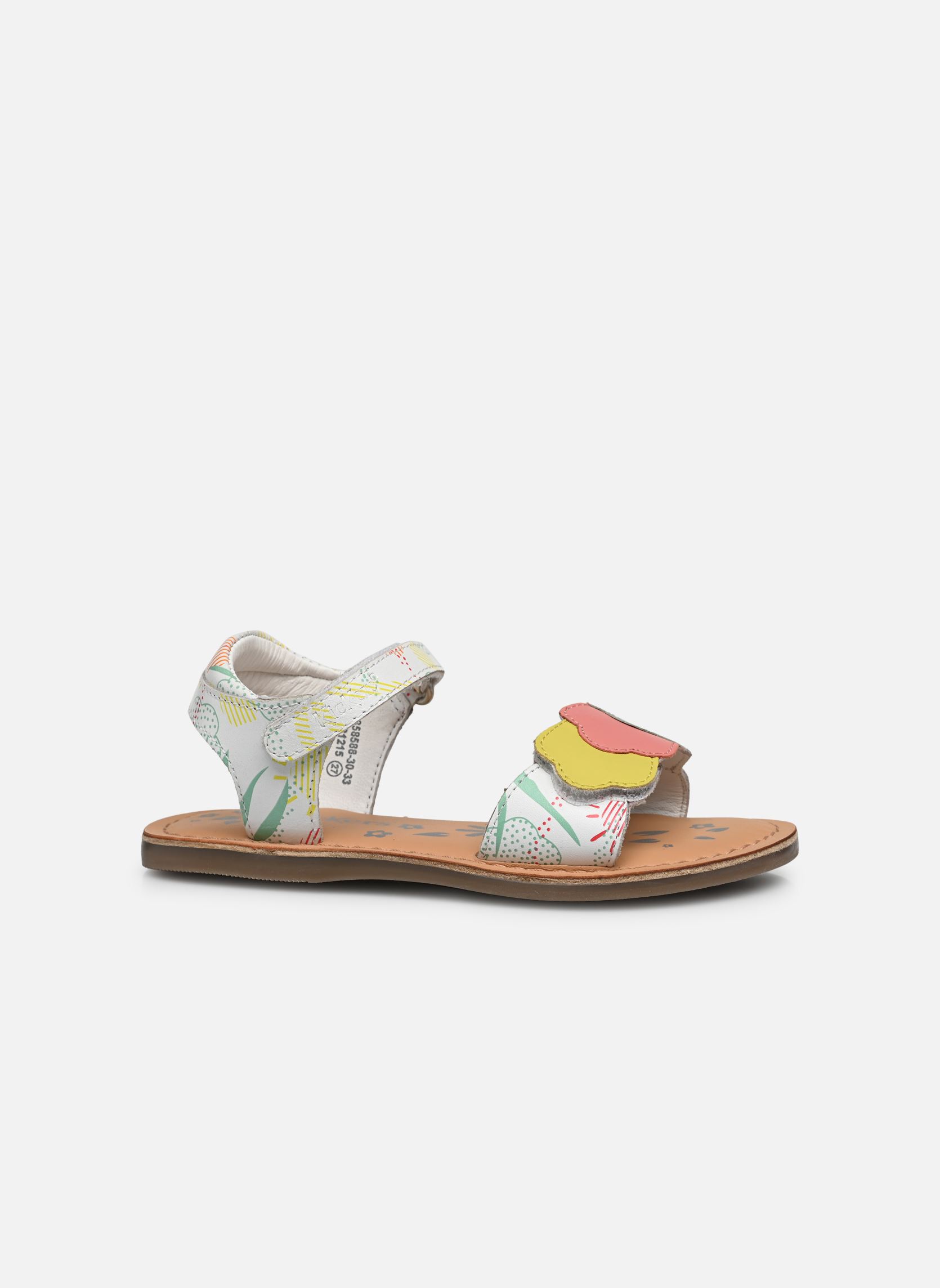 Sandalen Dyastar mädchen weiß Kickers Sandalen Dyastar mädchen weiß BLANC SUNSHINE