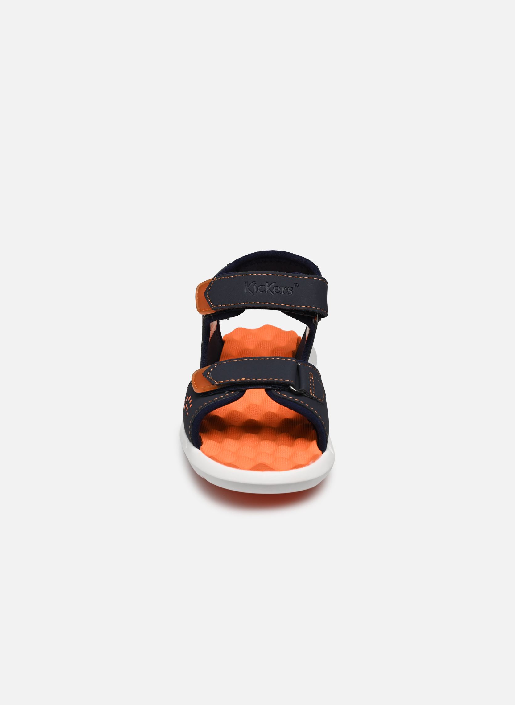 Sandales Jumangap garçon bleu Kickers Sandales Jumangap garçon bleu MARINE ORANGE