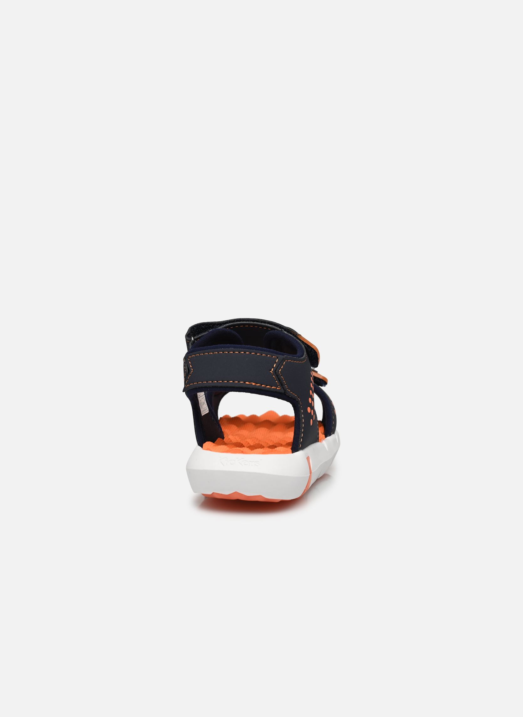 Sandales Jumangap garçon bleu Kickers Sandales Jumangap garçon bleu MARINE ORANGE
