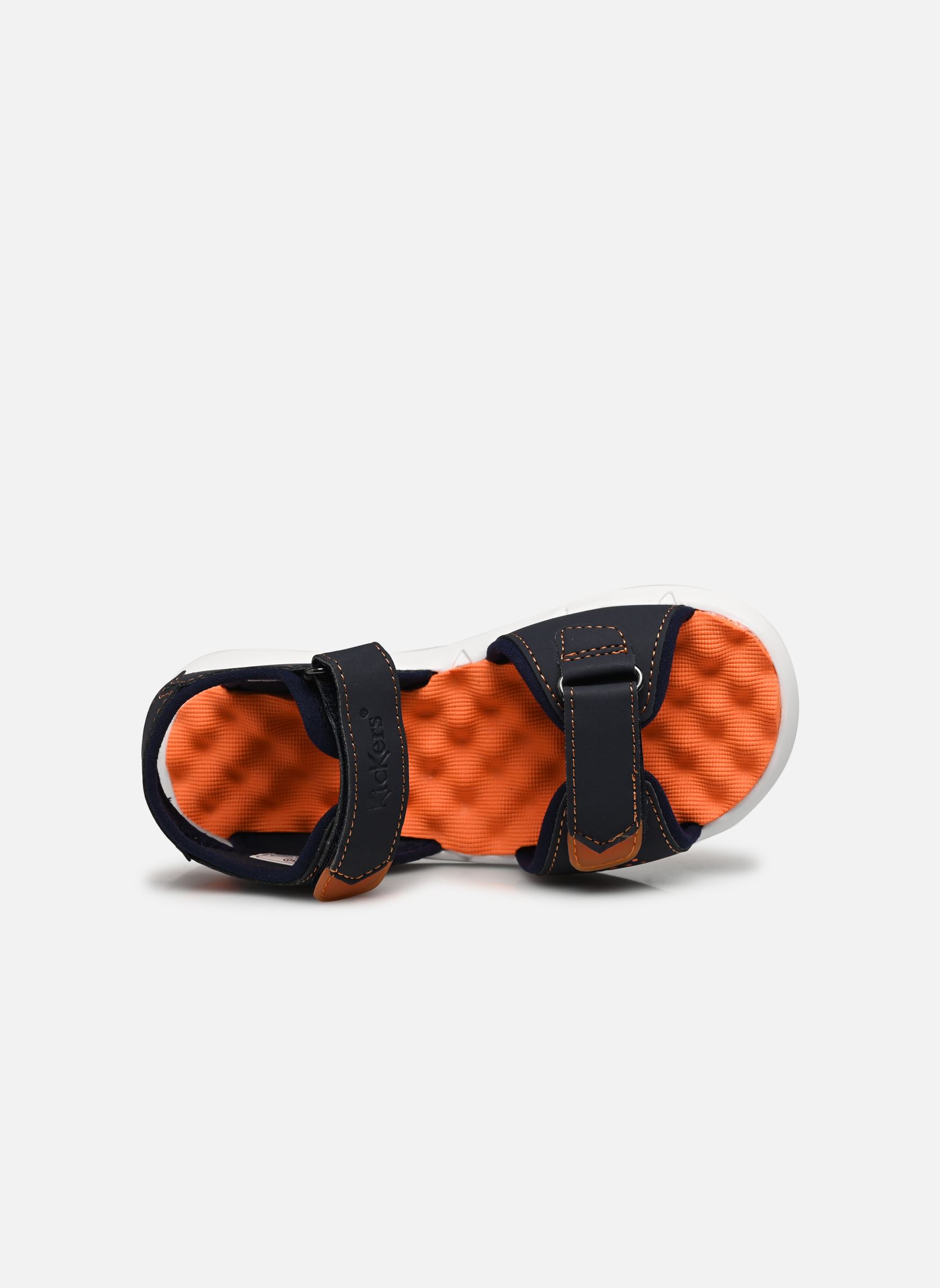 Sandales Jumangap garçon bleu Kickers Sandales Jumangap garçon bleu MARINE ORANGE