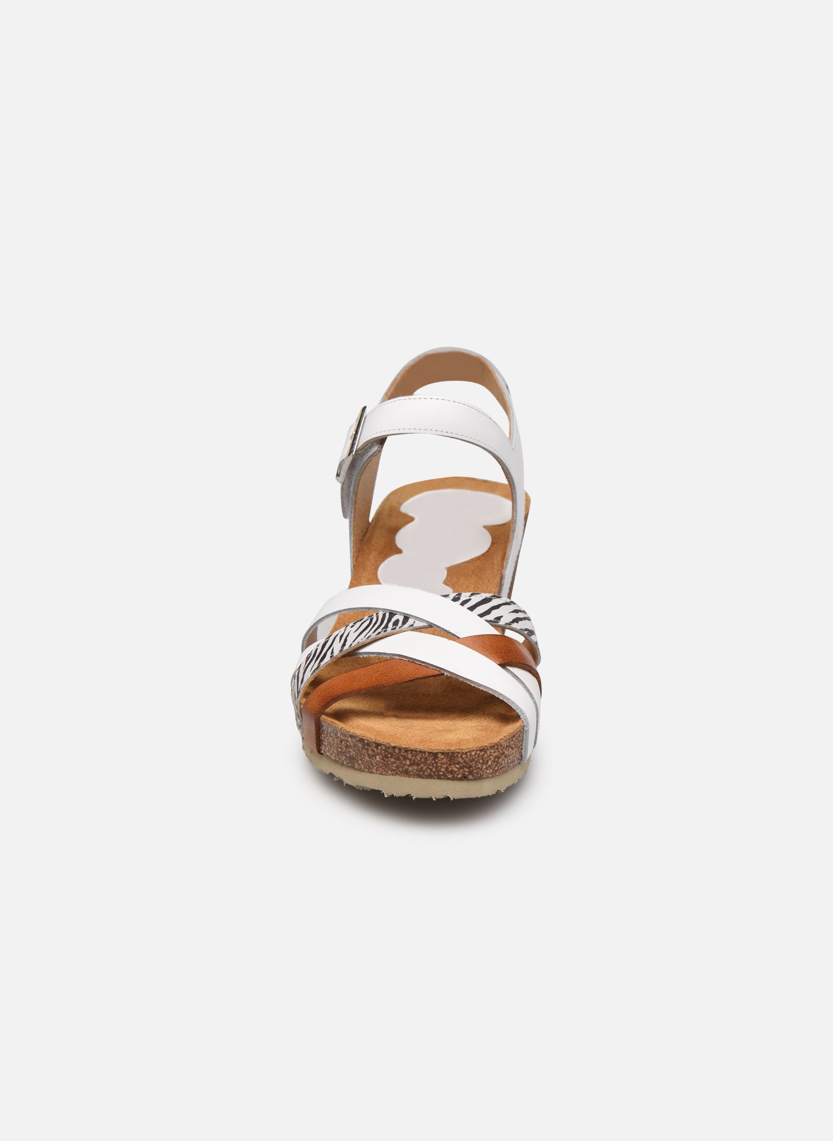 Keil- und Plateausandalen Palma D 8551 damen weiß Dorking Keil- und Plateausandalen Palma D 8551 damen weiß BLANCO