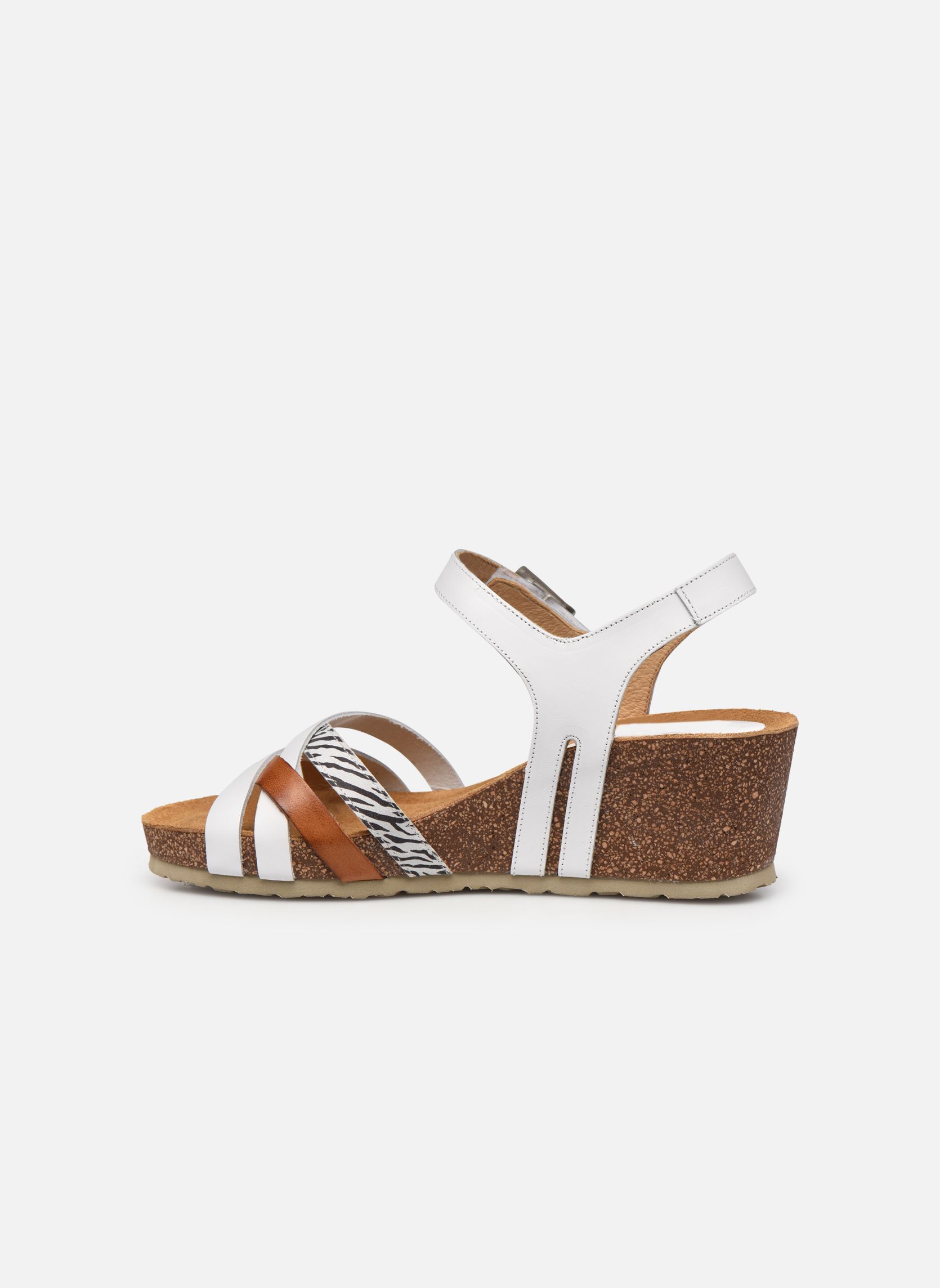 Keil- und Plateausandalen Palma D 8551 damen weiß Dorking Keil- und Plateausandalen Palma D 8551 damen weiß BLANCO