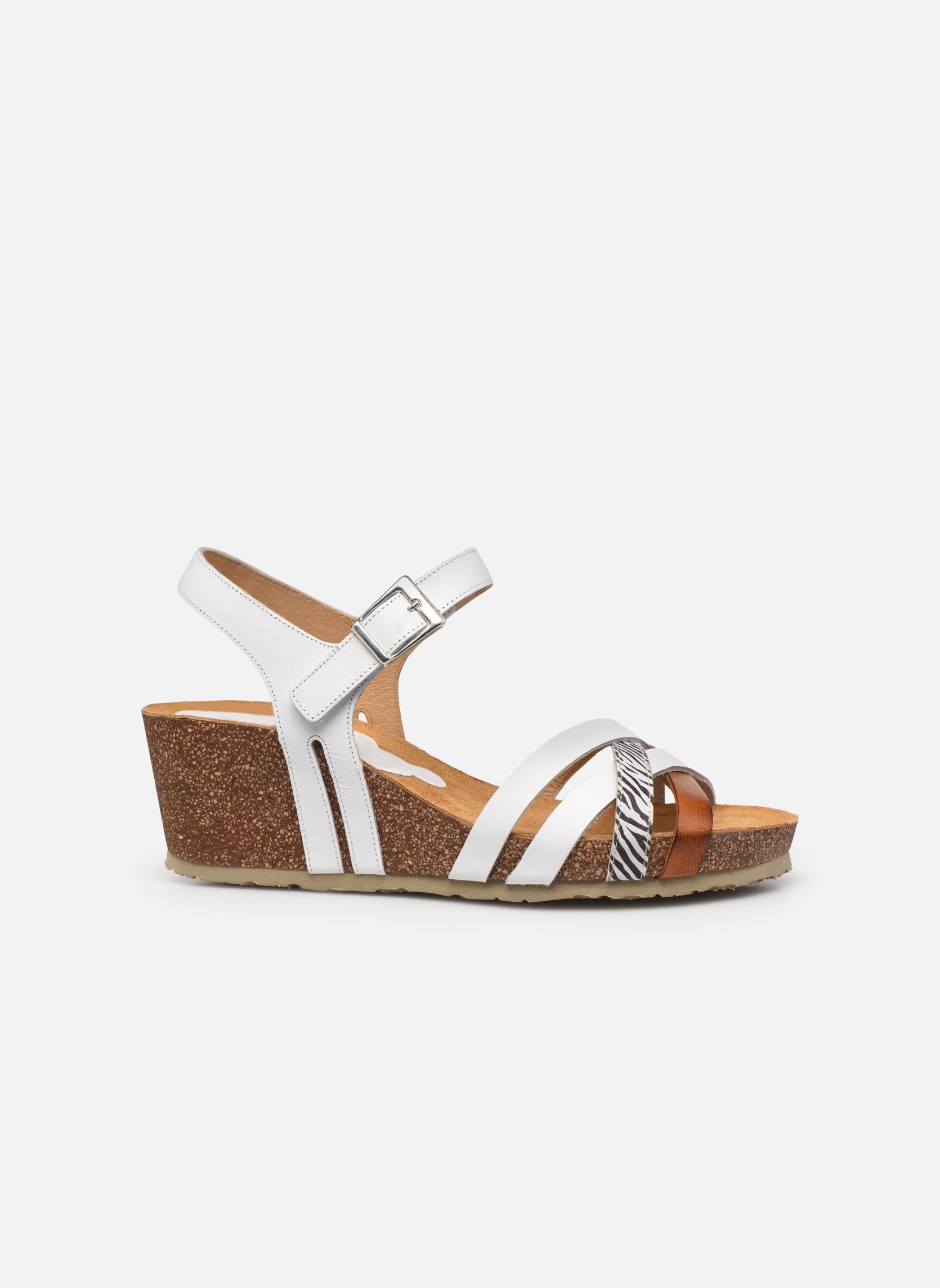 Keil- und Plateausandalen Palma D 8551 damen weiß Dorking Keil- und Plateausandalen Palma D 8551 damen weiß BLANCO