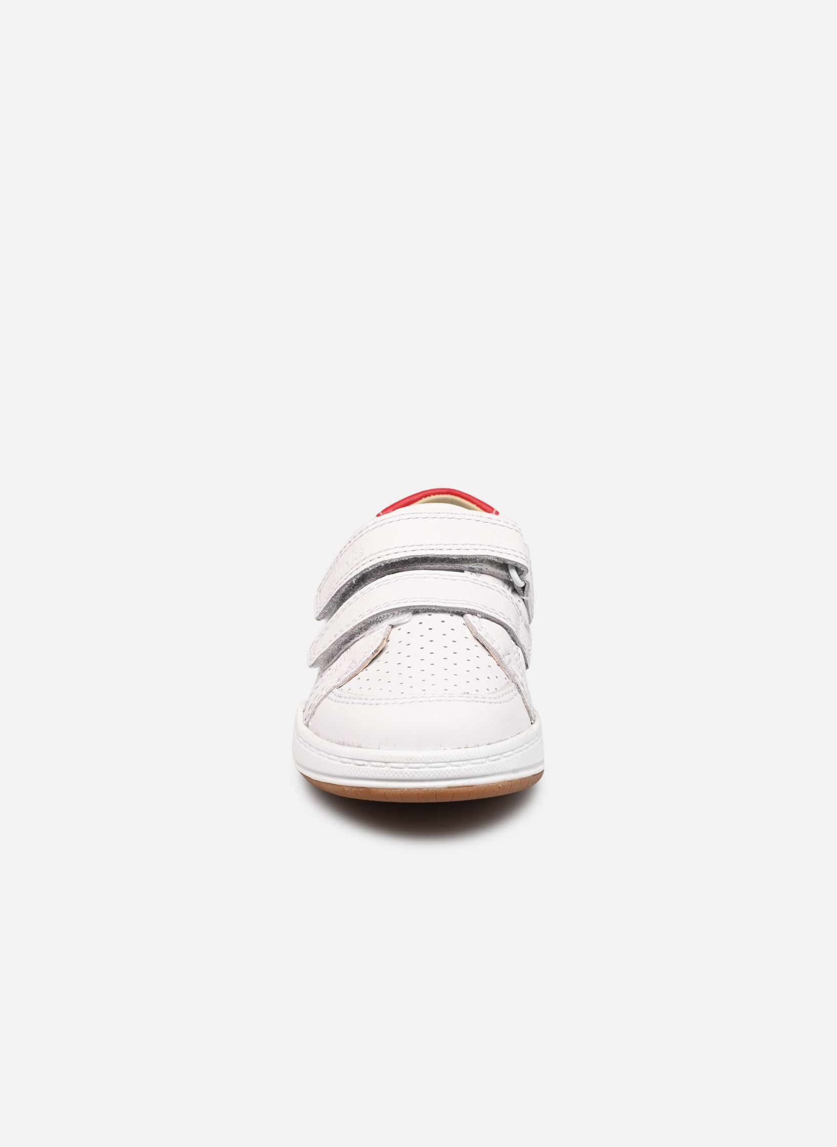 Niedrige Sneaker Fawn Solo T mädchen weiß Clarks Niedrige Sneaker Fawn Solo T mädchen weiß WHITE LEATHER
