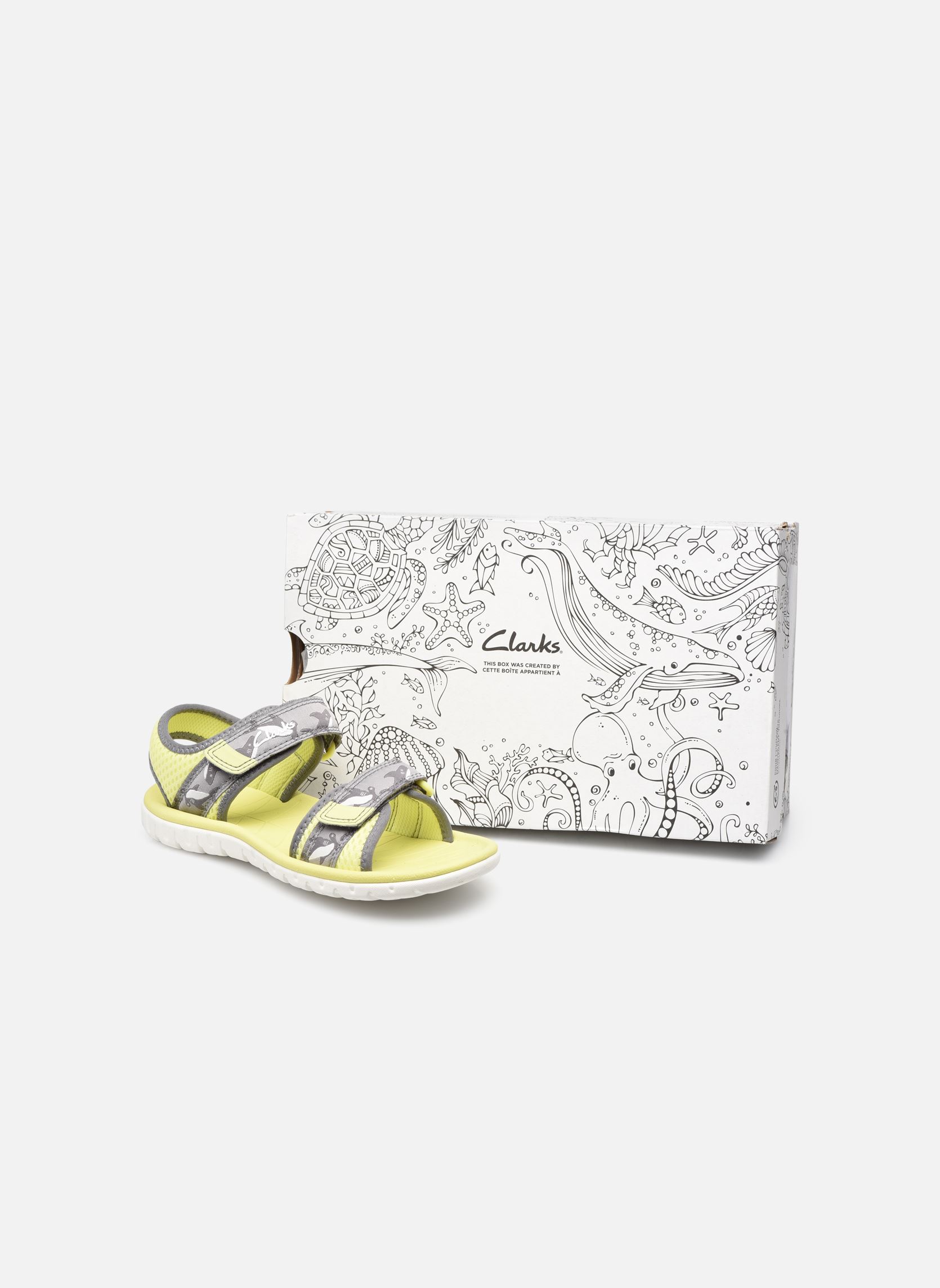 Sandalen Surfing Tide K gelb Clarks Sandalen Surfing Tide K gelb YELLOW