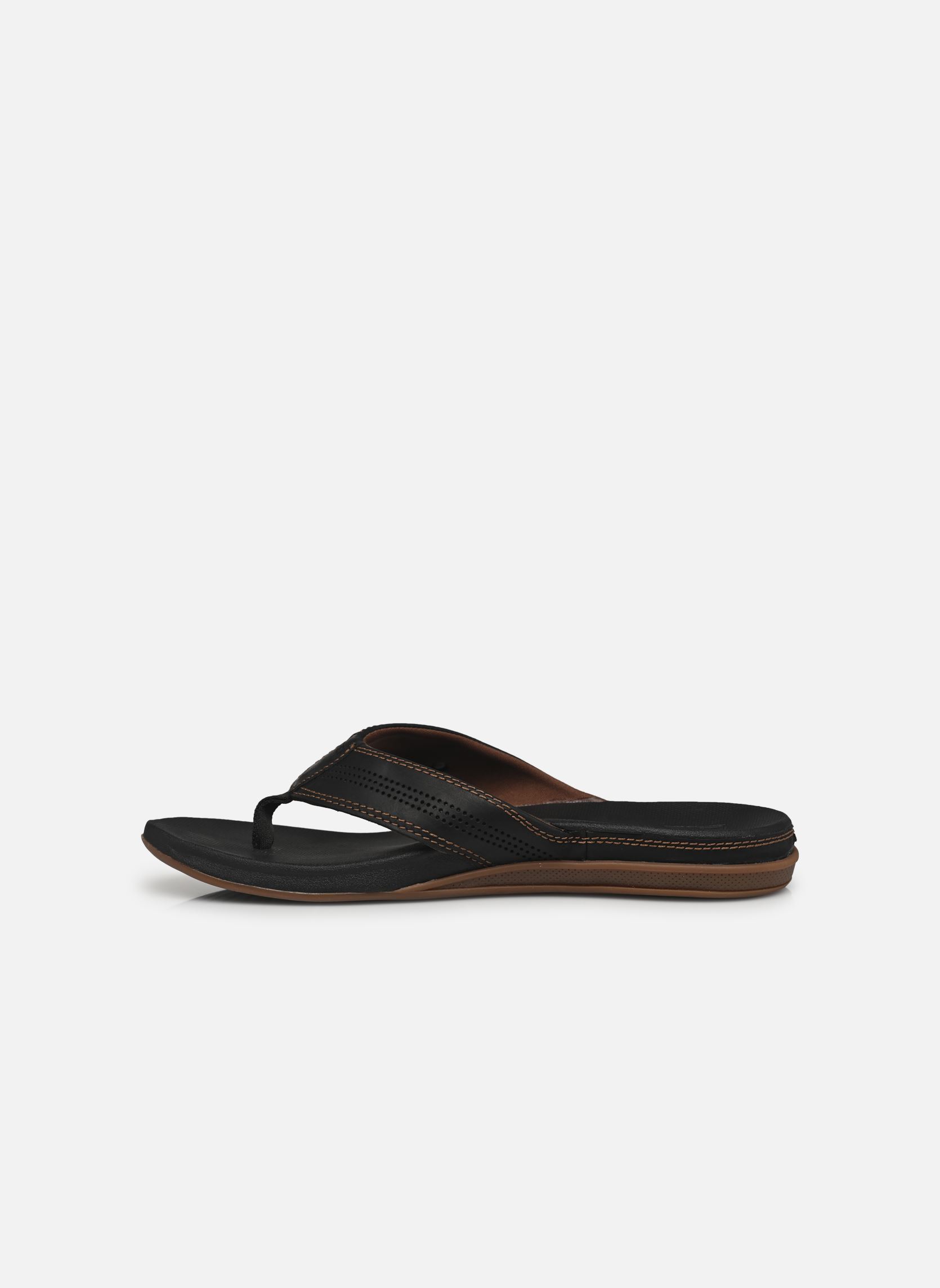 Slippers Cushion Lux heren zwart Reef Slippers Cushion Lux heren zwart Black/brown