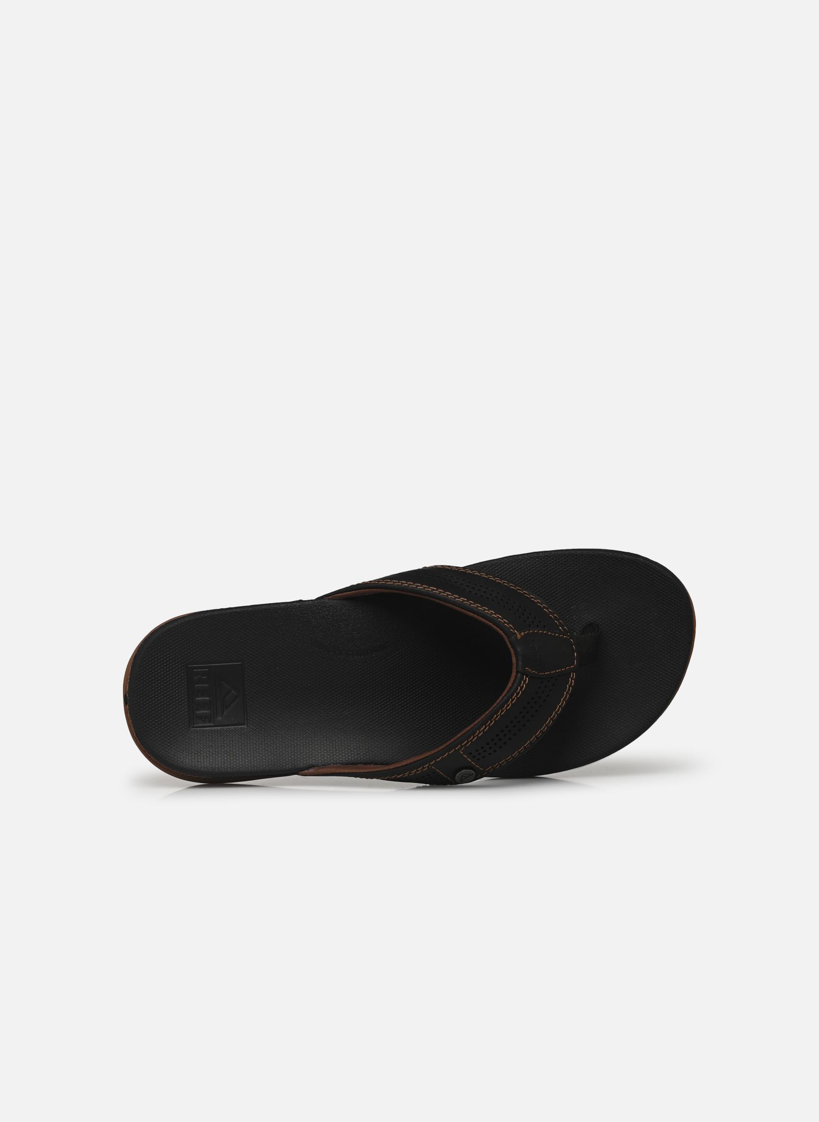 Slippers Cushion Lux heren zwart Reef Slippers Cushion Lux heren zwart Black/brown