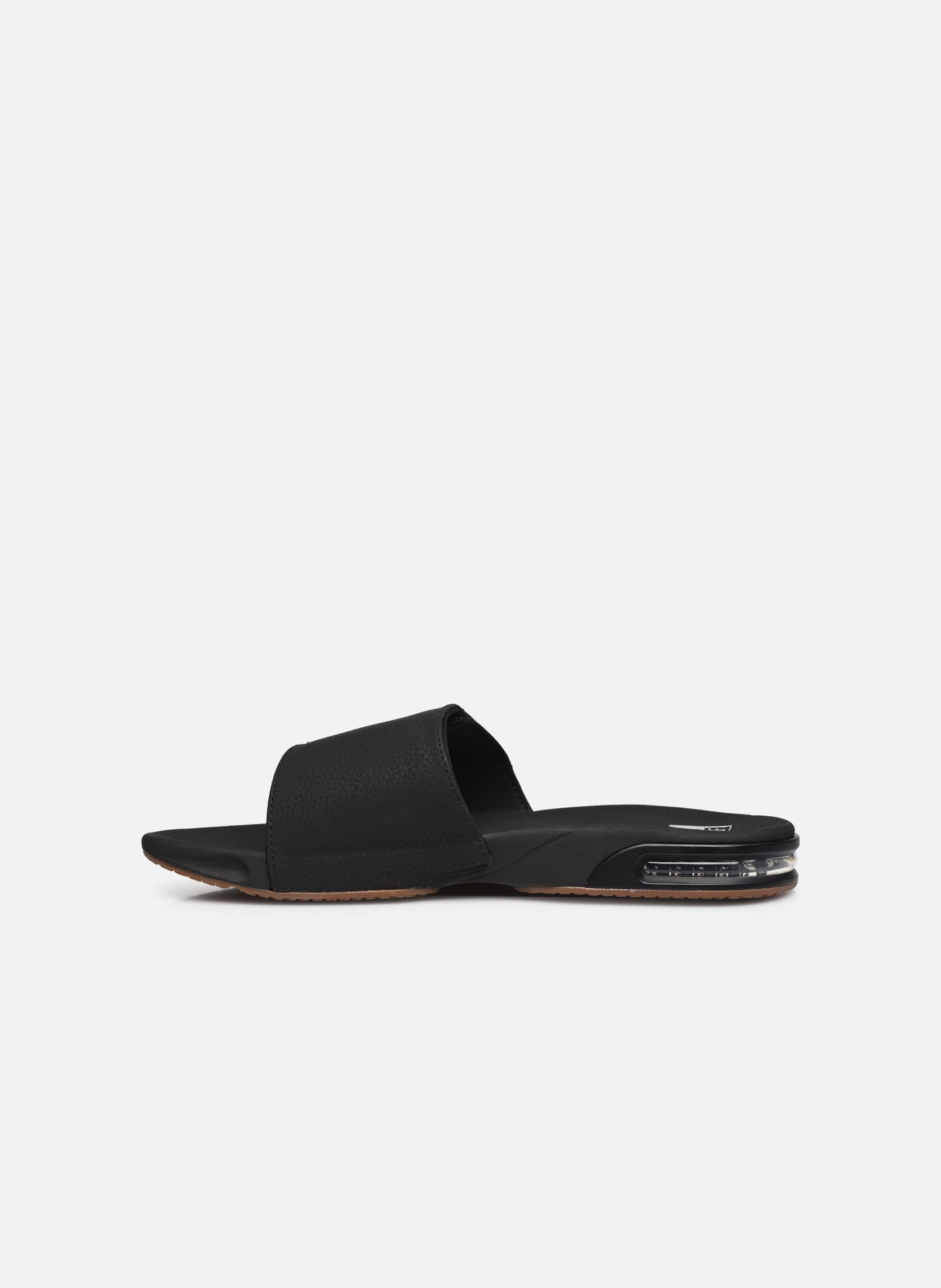 Sandalen und Pantoletten Fanning Slide herren schwarz Reef Sandalen und Pantoletten Fanning Slide herren schwarz Black Silver